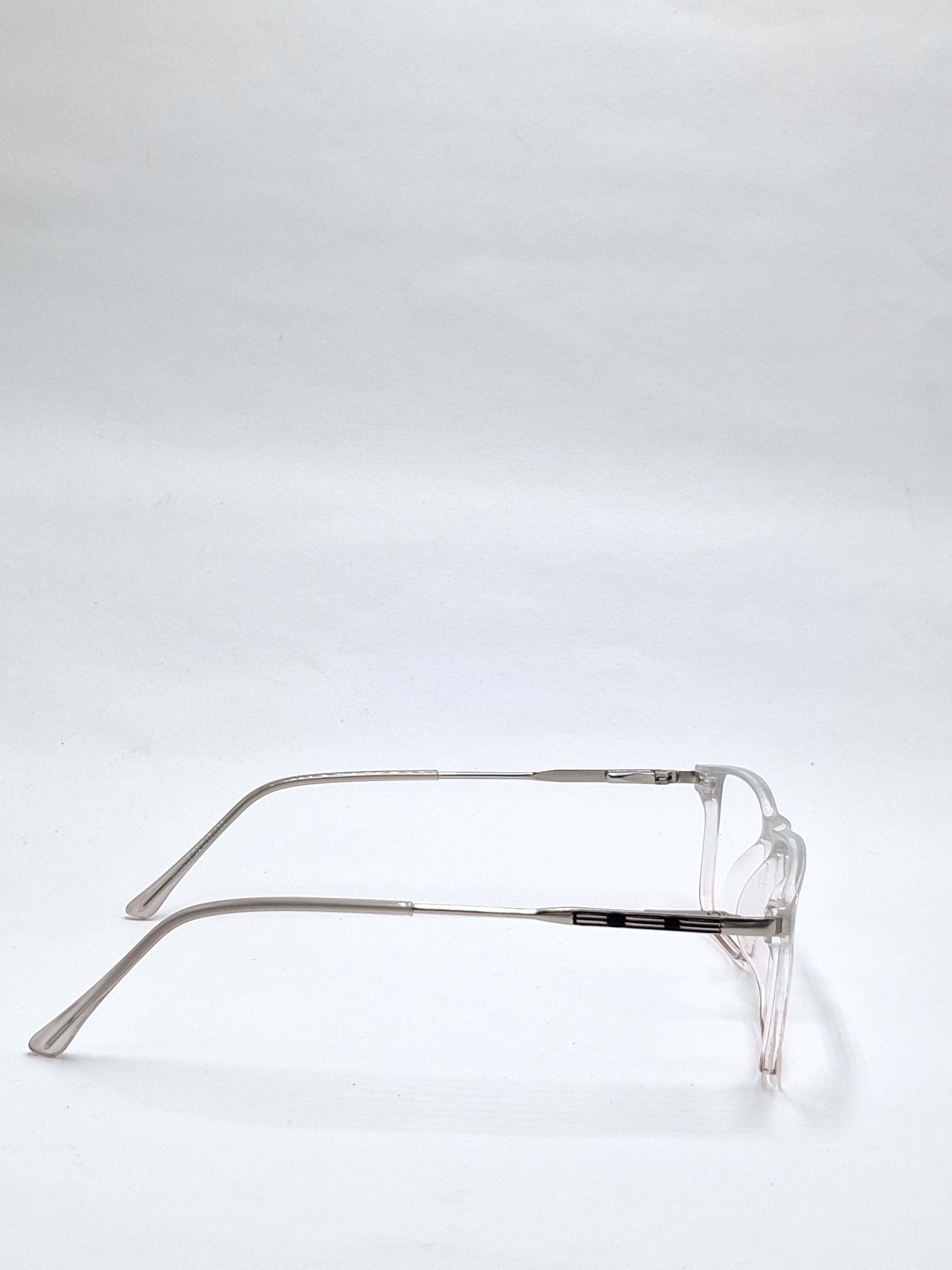 vision plus transparent gray and beige with metal stick frame