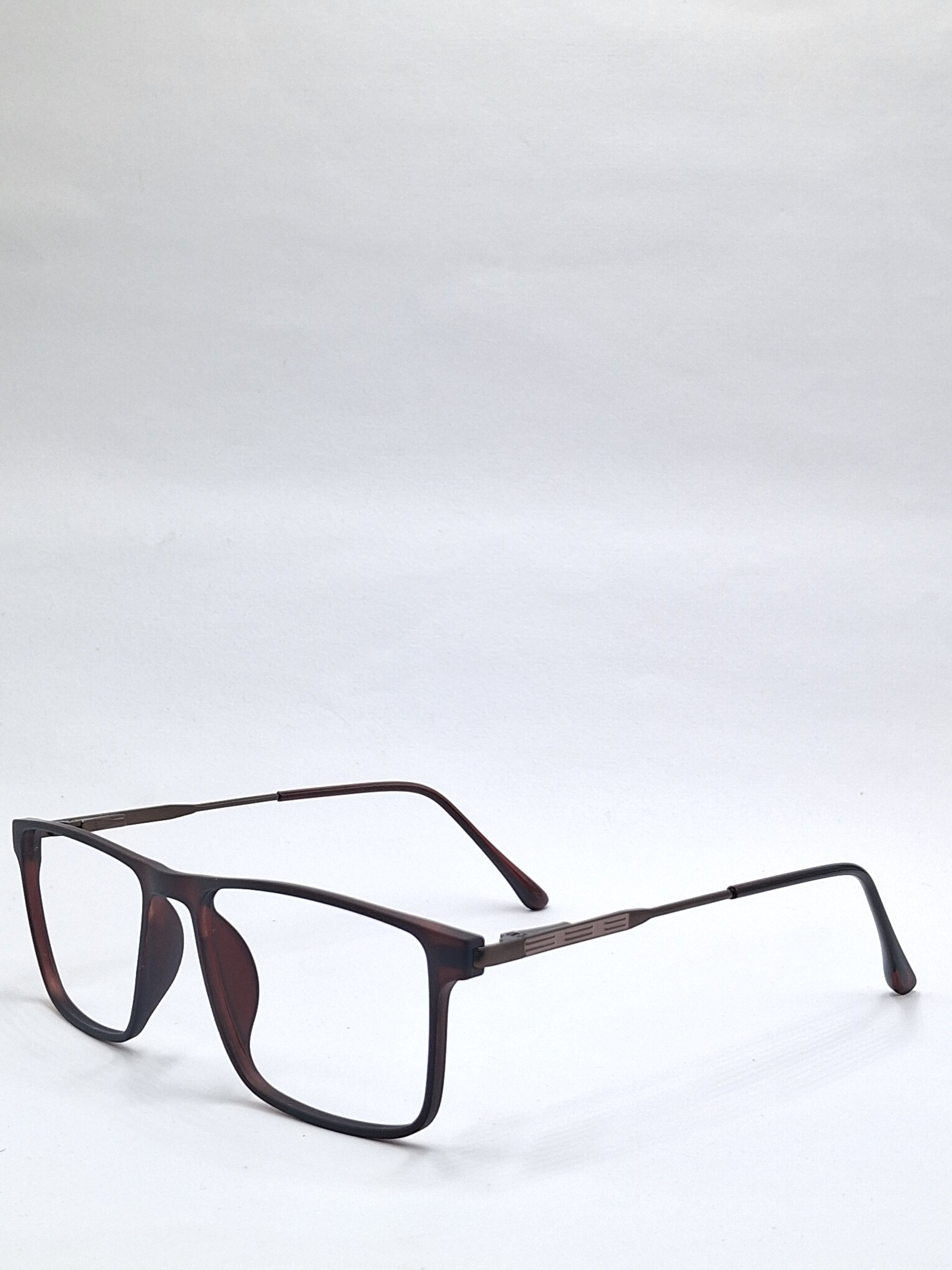 vision plus matte brown with metal stick frame