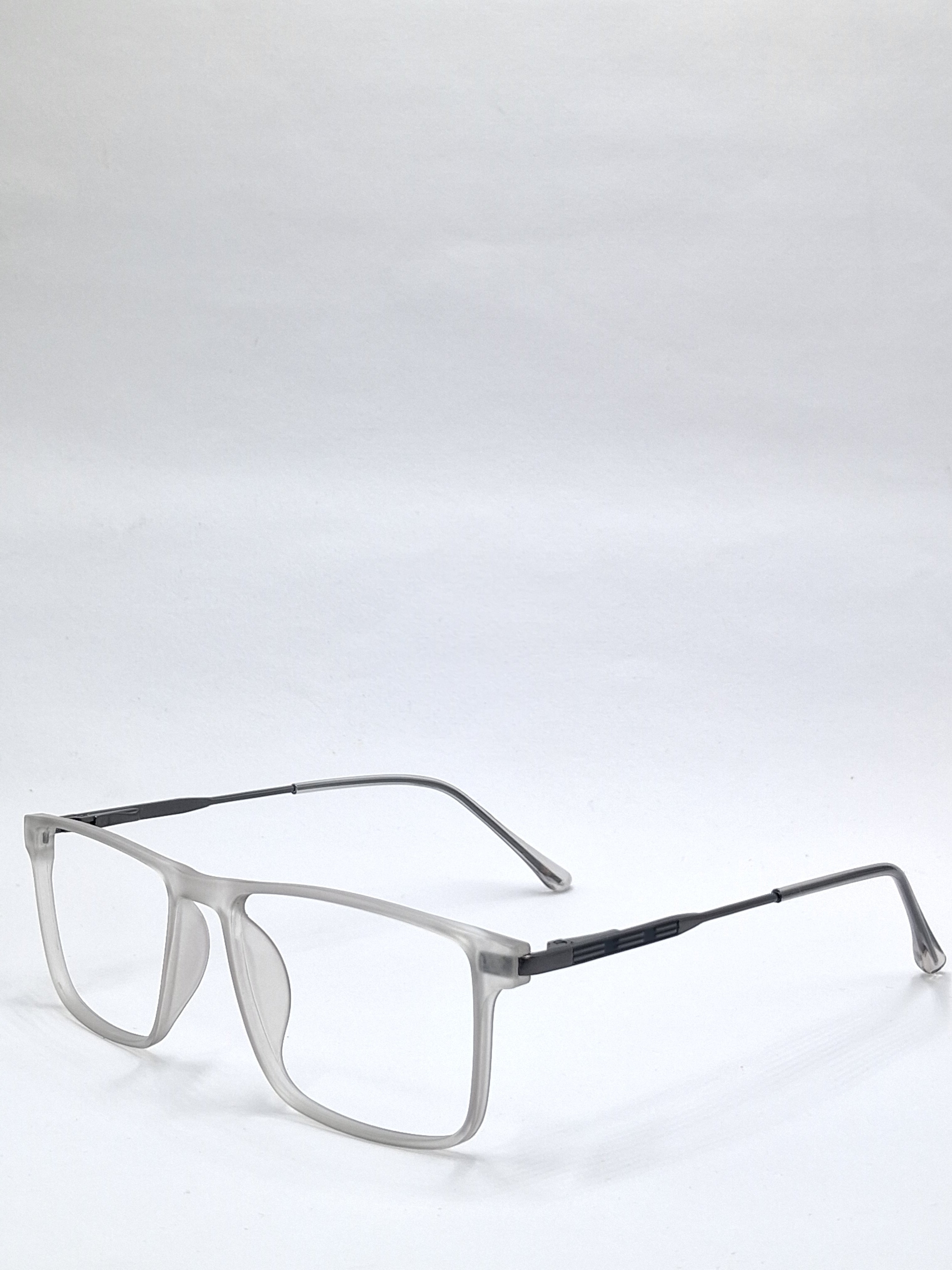 vision plus matte transparent gray metal stick frame