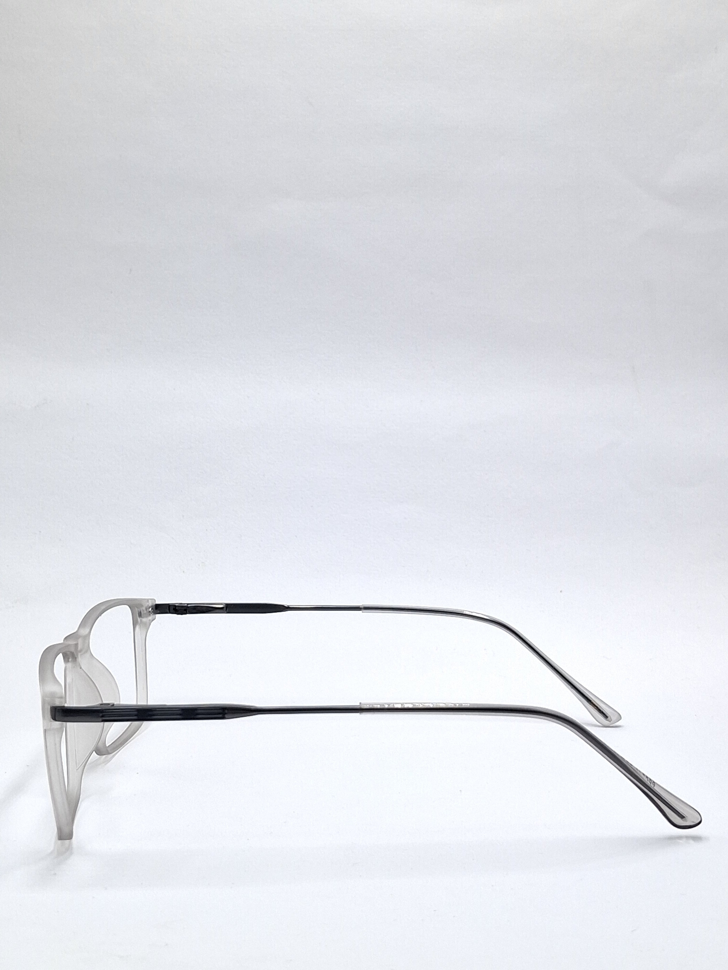 vision plus matte transparent gray metal stick frame