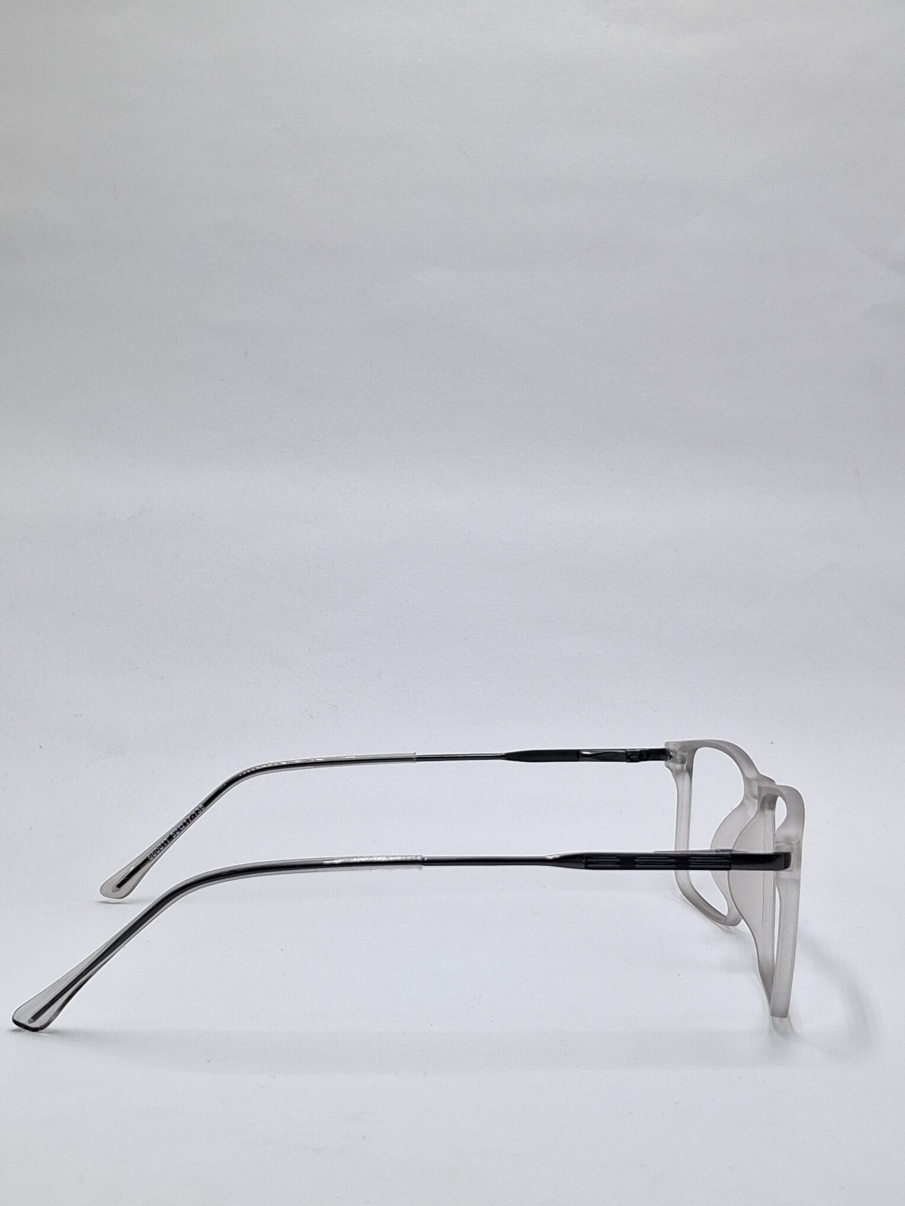 vision plus matte transparent gray metal stick frame