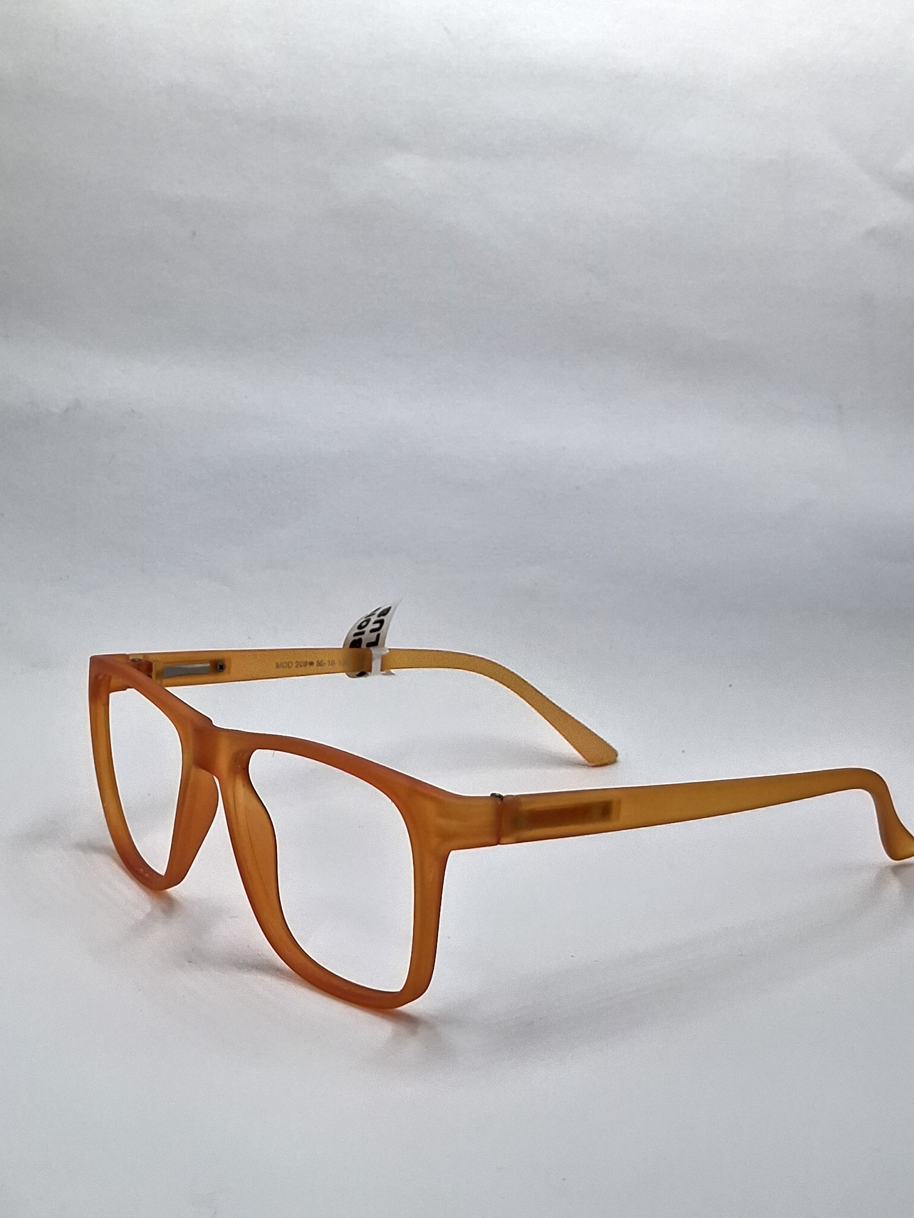 vision plus matte orange frame