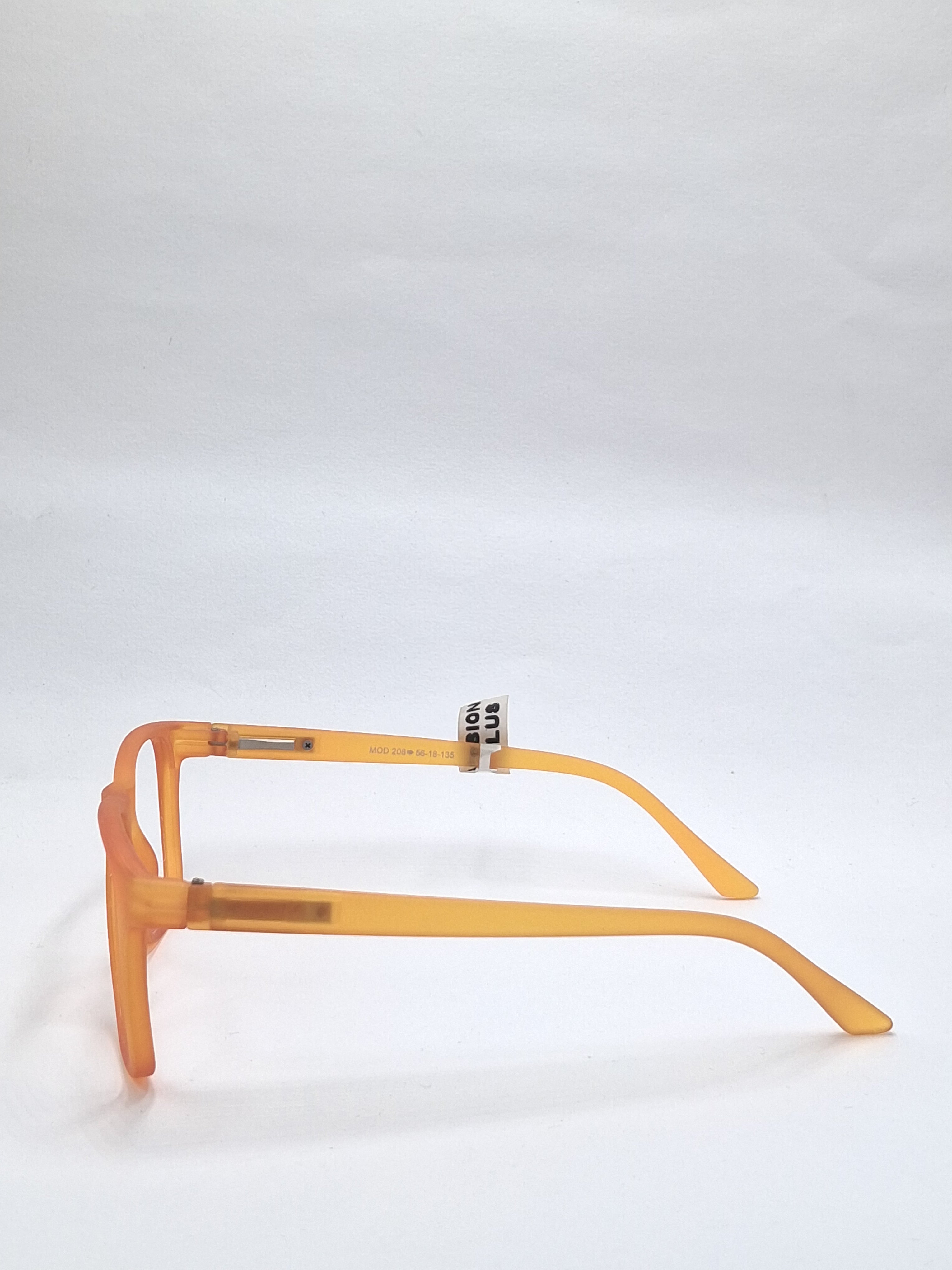 vision plus matte orange frame