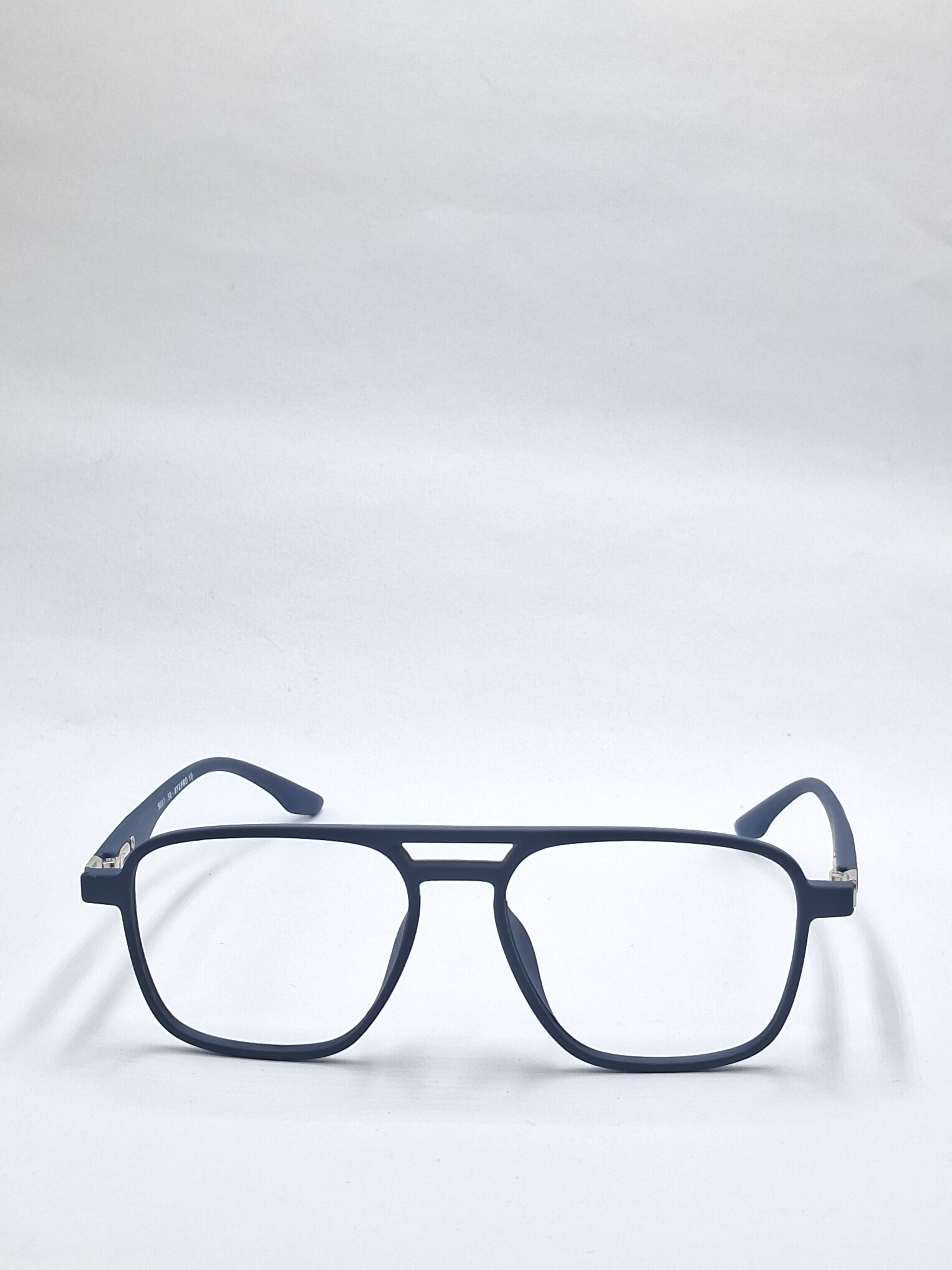 vision plus matte blue double bar frame