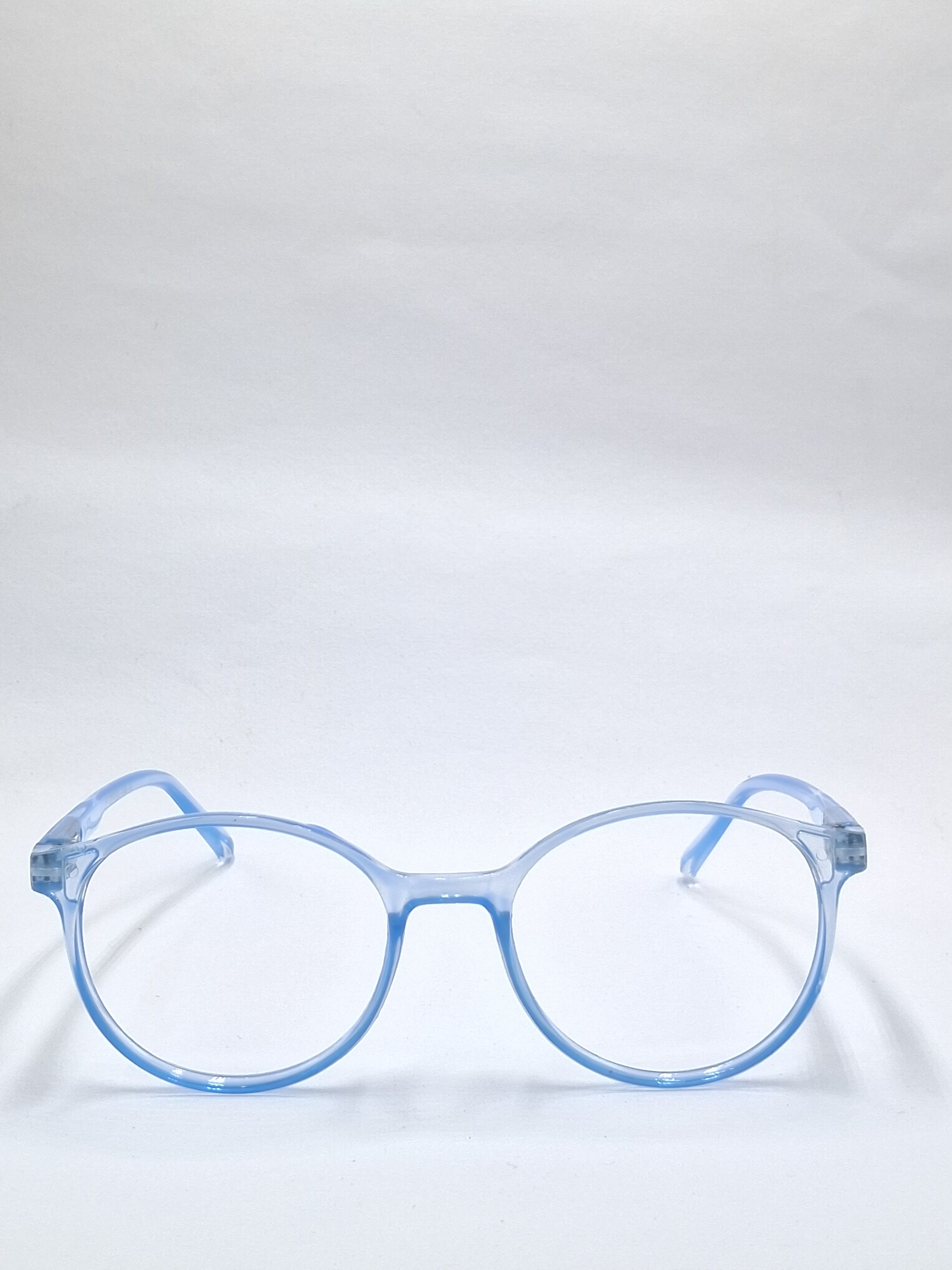 vision plus transparent ocean blue frame