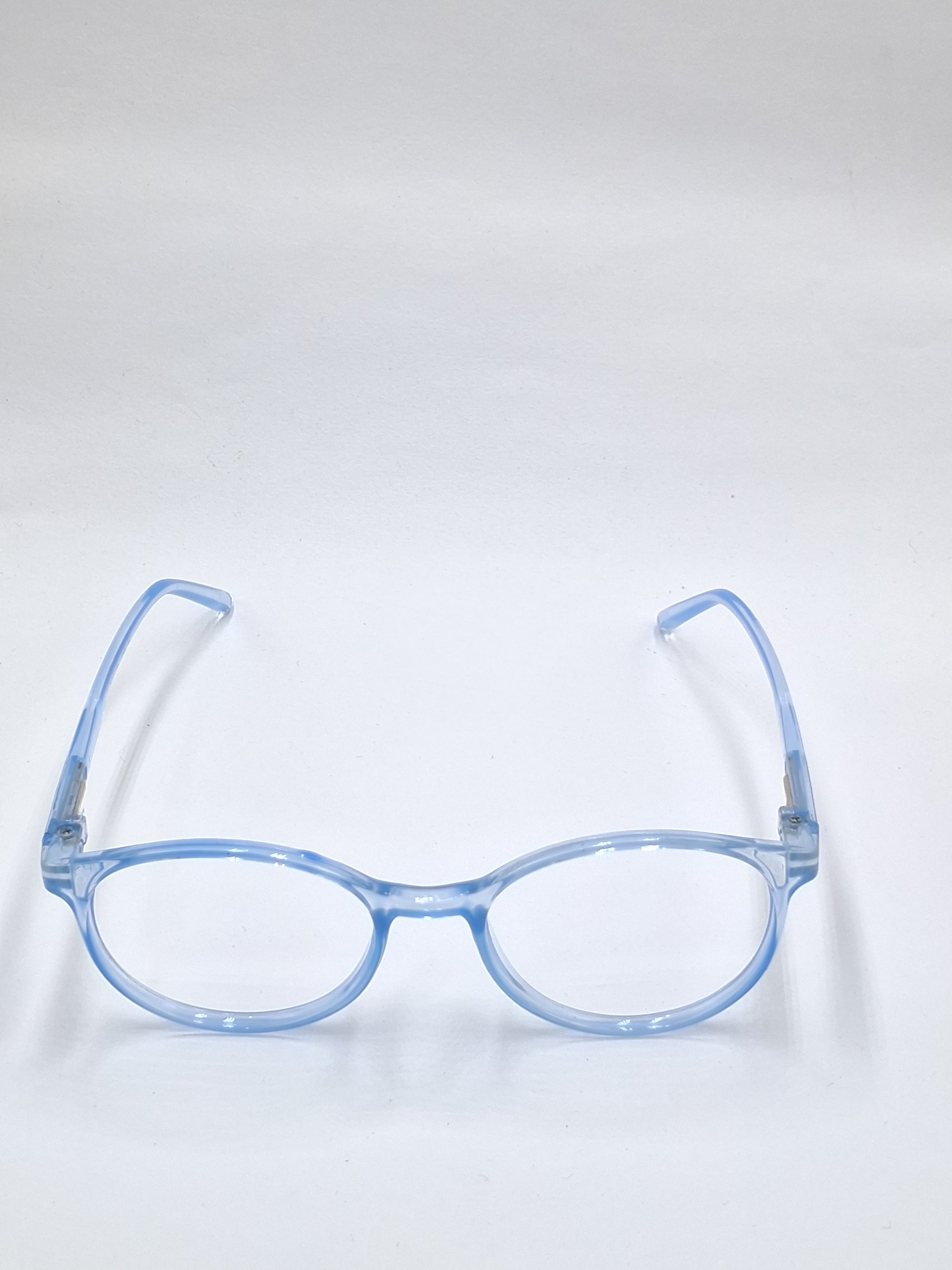 vision plus transparent ocean blue frame