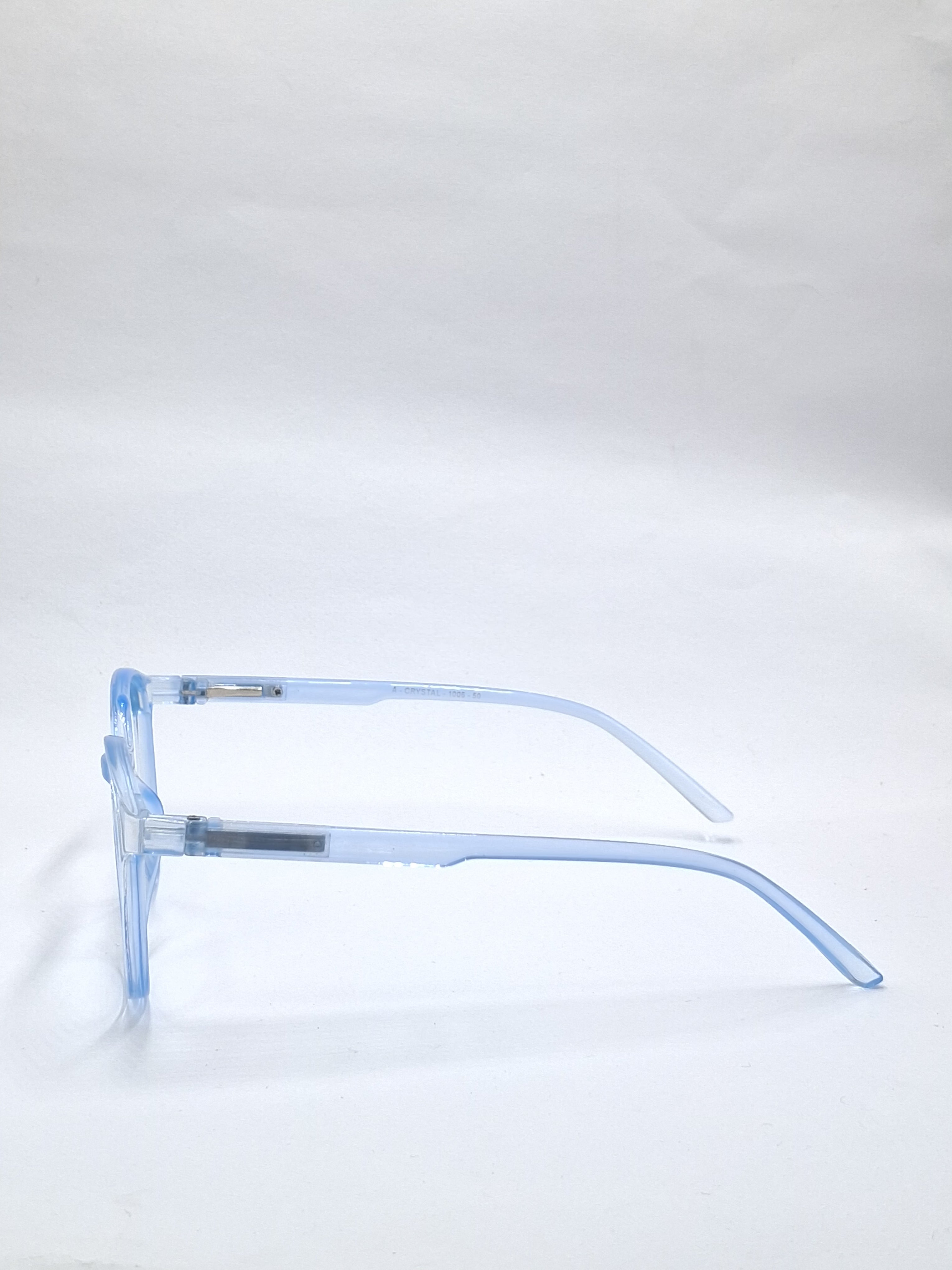 vision plus transparent ocean blue frame