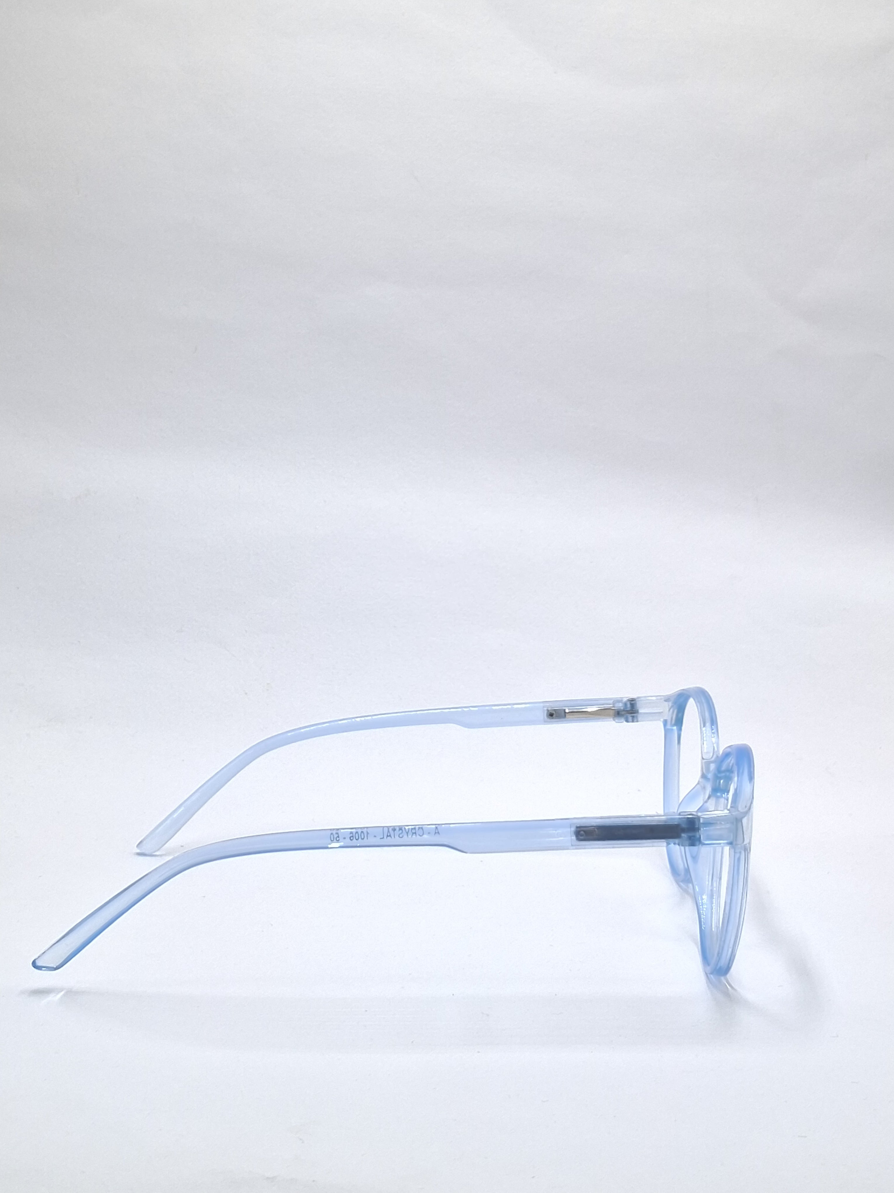 vision plus transparent ocean blue frame