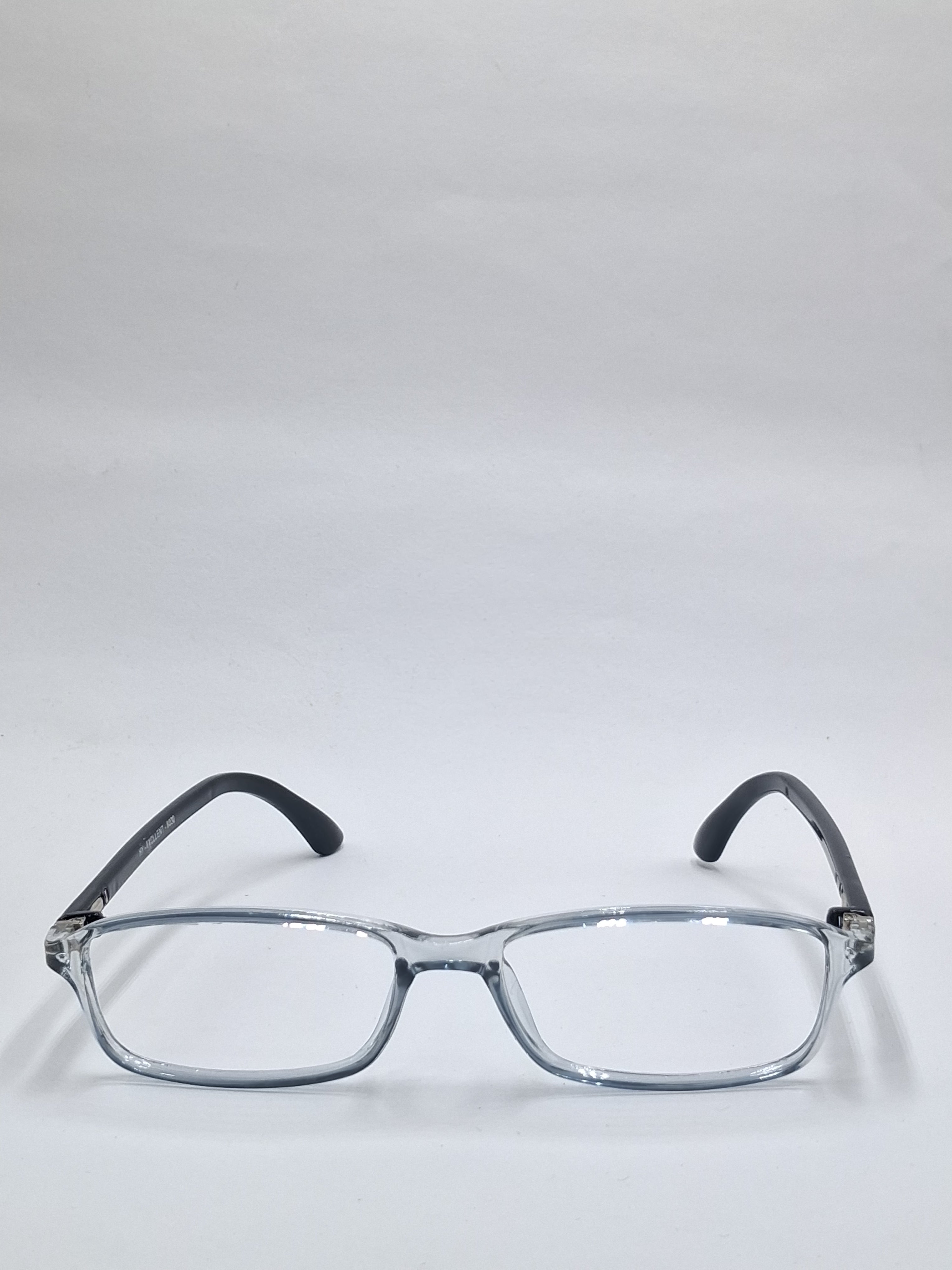 vision plus transparent gray and black