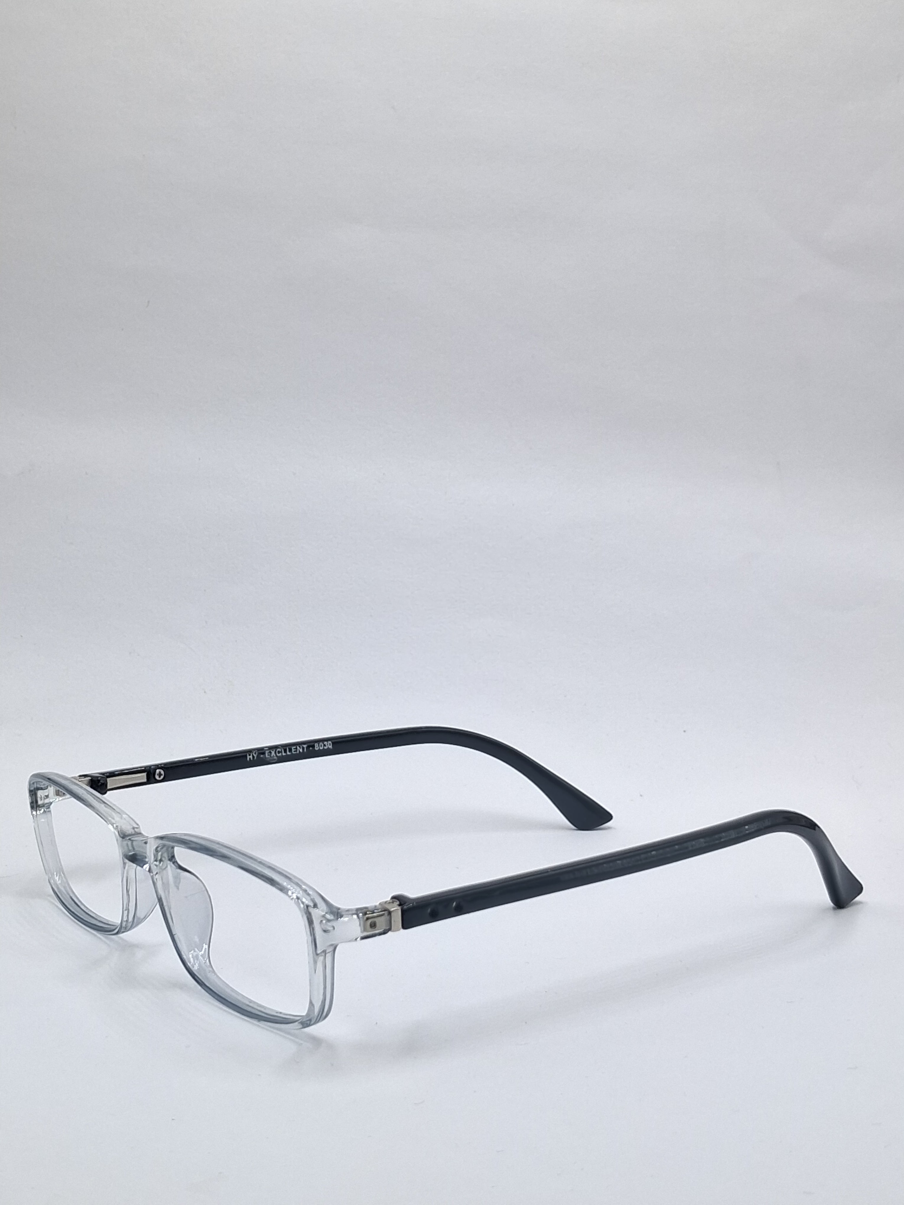 vision plus transparent gray and black