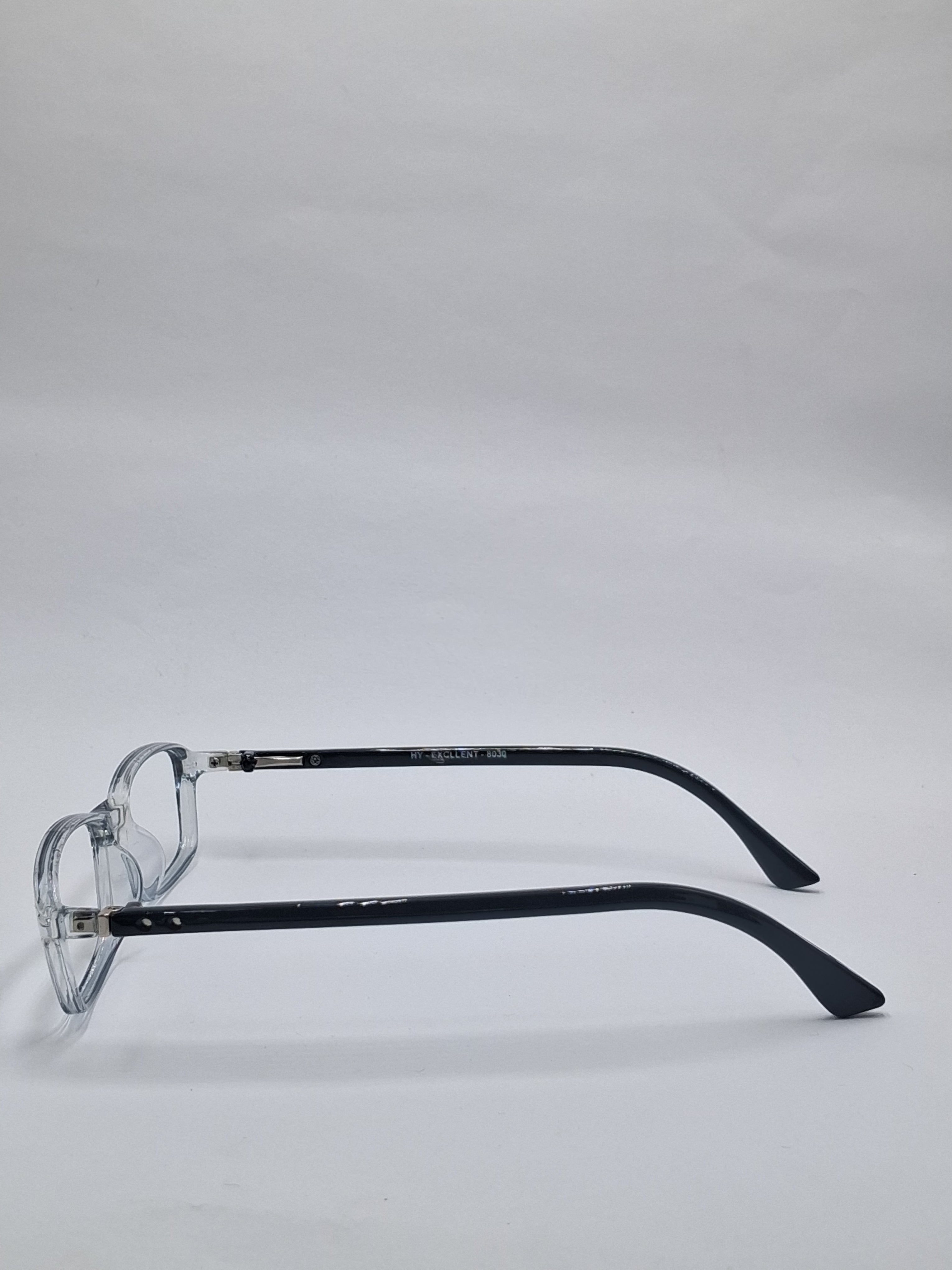 vision plus transparent gray and black