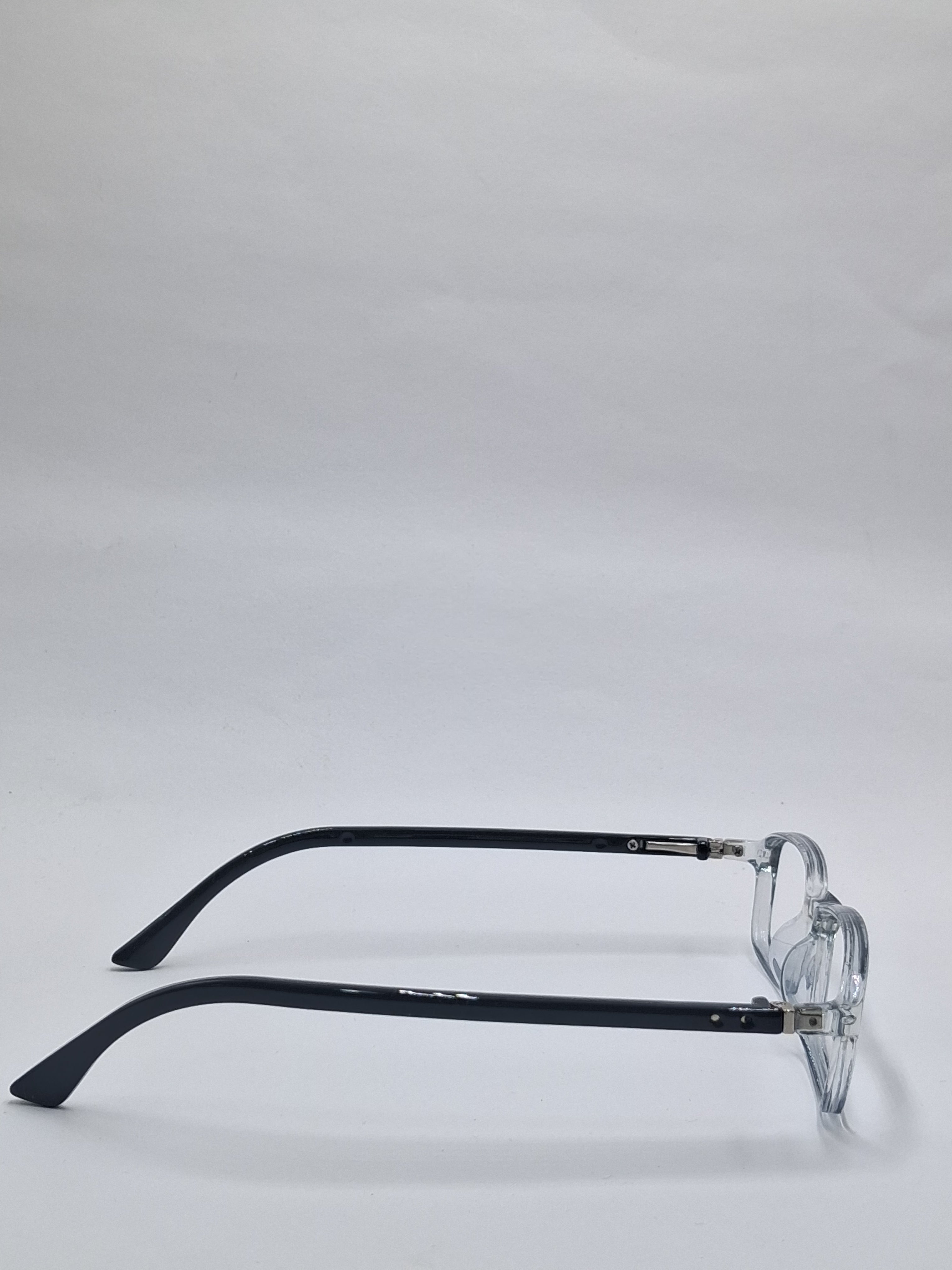 vision plus transparent gray and black