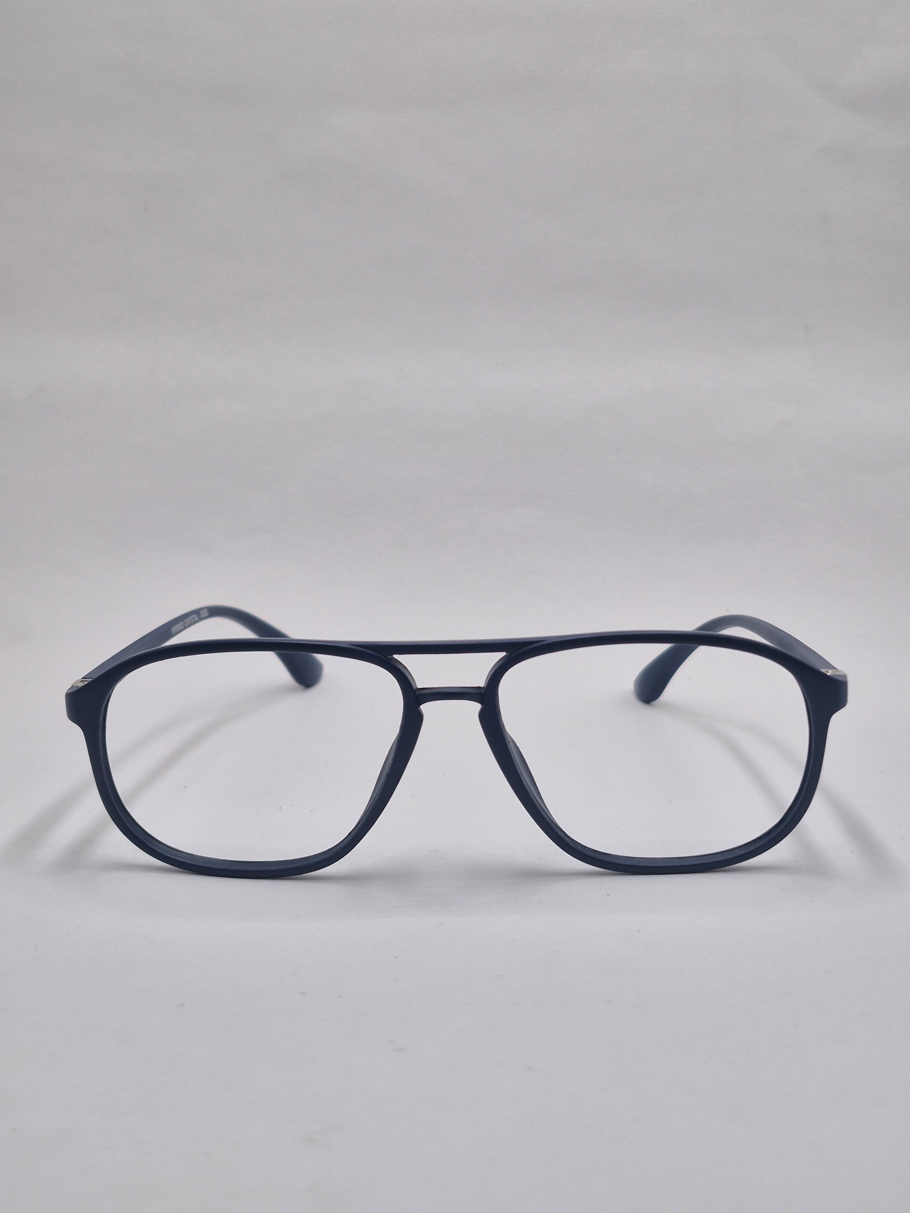 vision plus double bar matte blue frame
