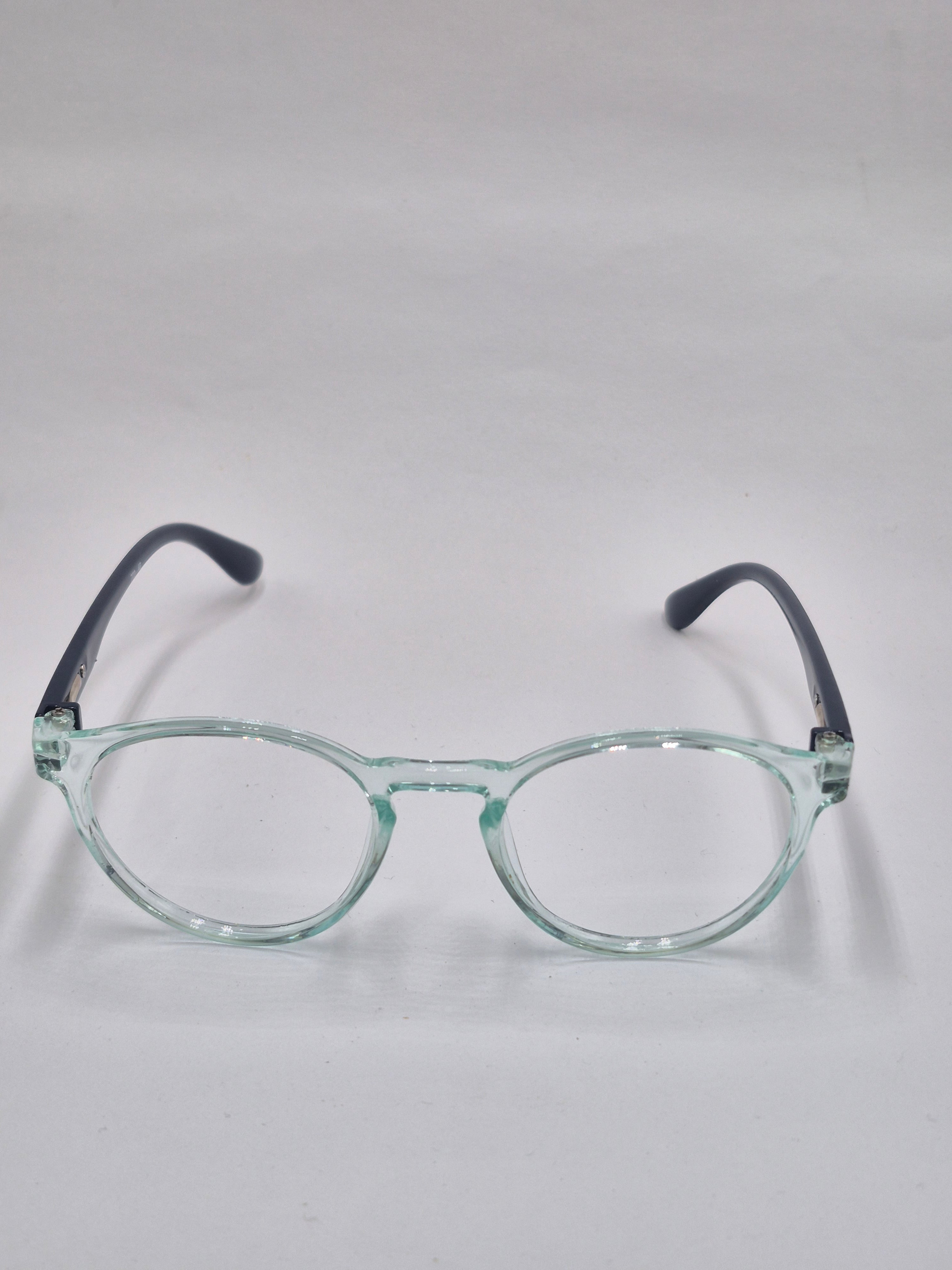 vision plus transparent water green and blue frame