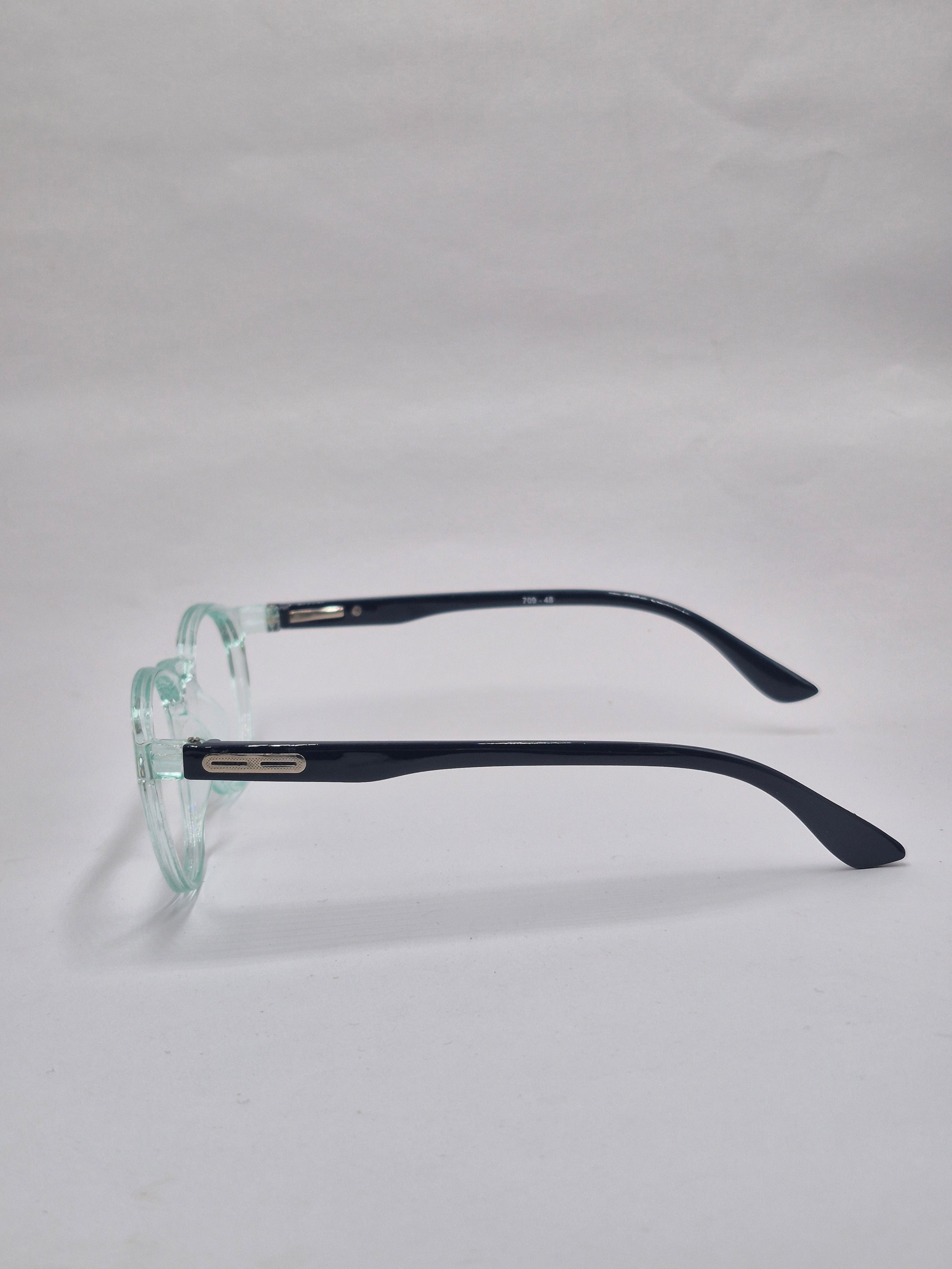 vision plus transparent water green and blue frame