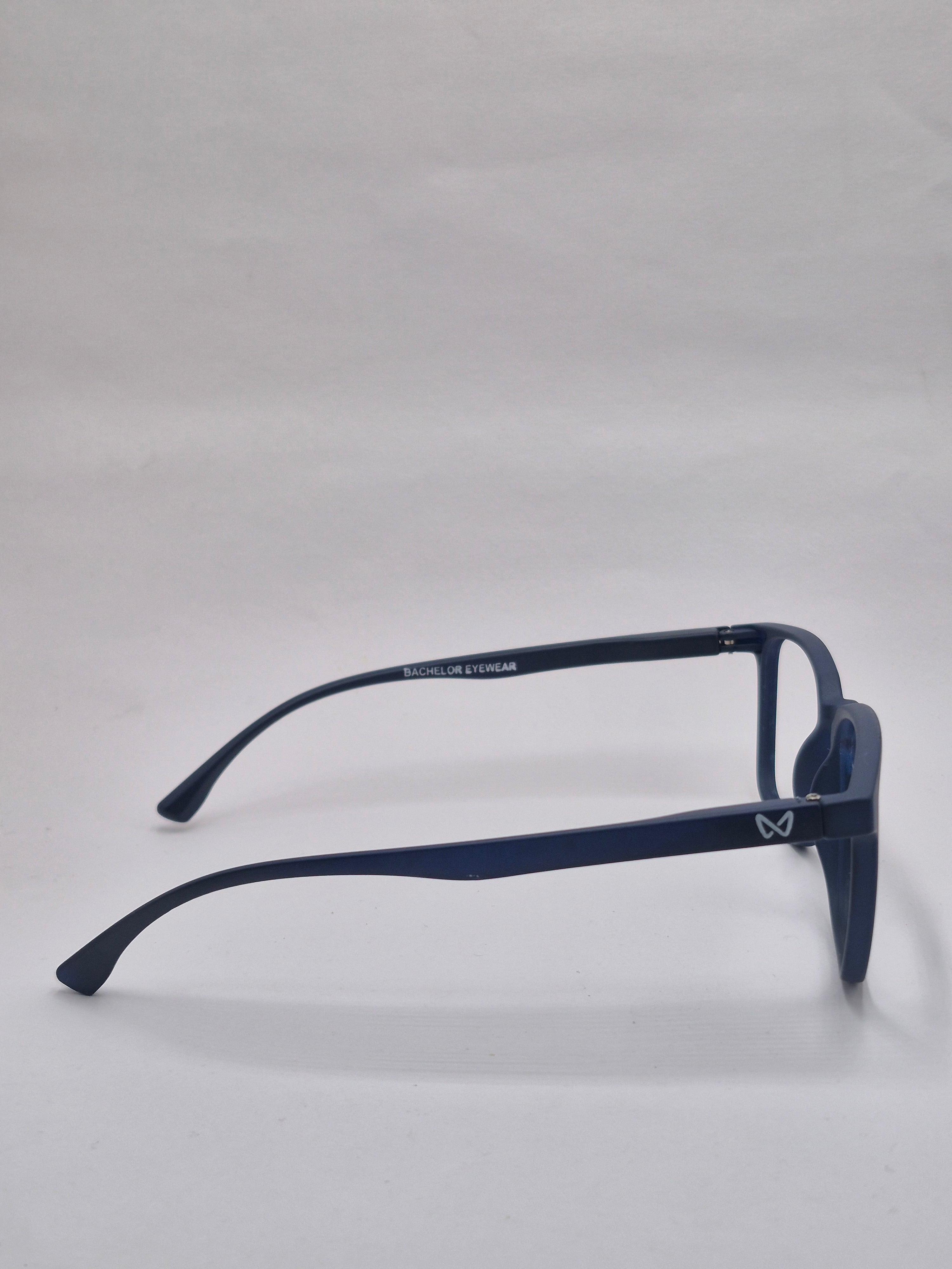 vision plus matte navy blue frame