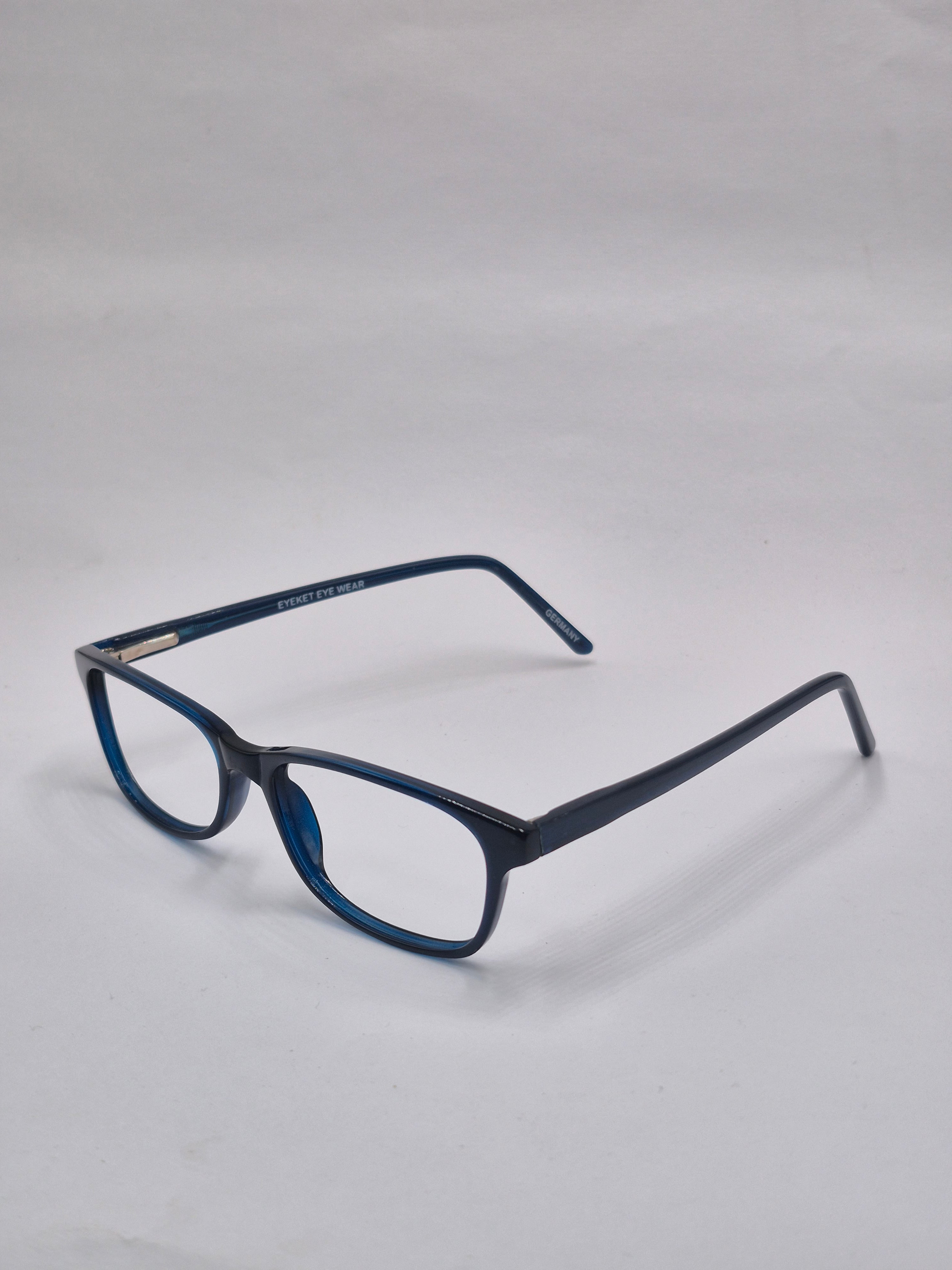vision plus glossy dark blue frame