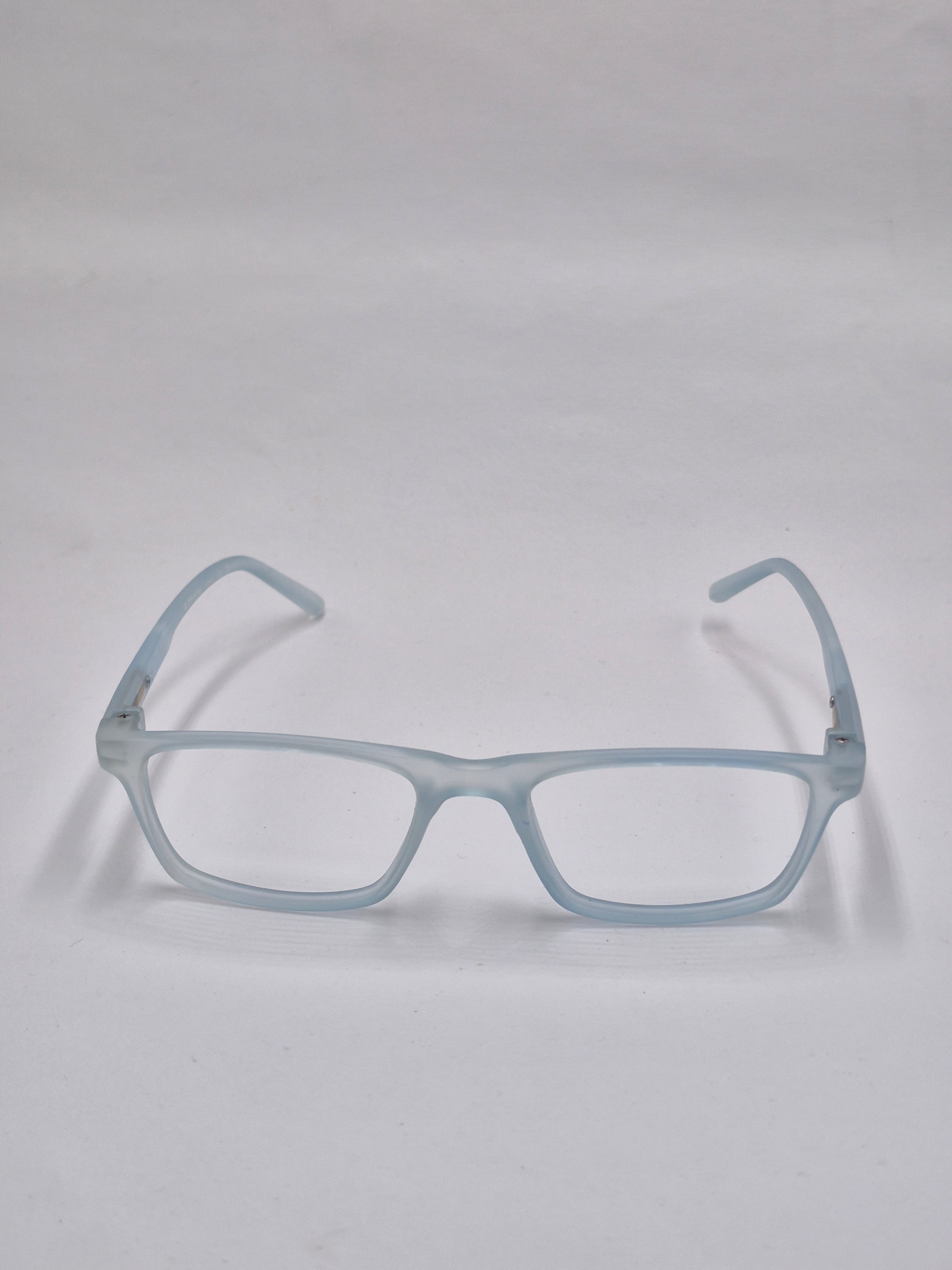 vision plus matte silver frame