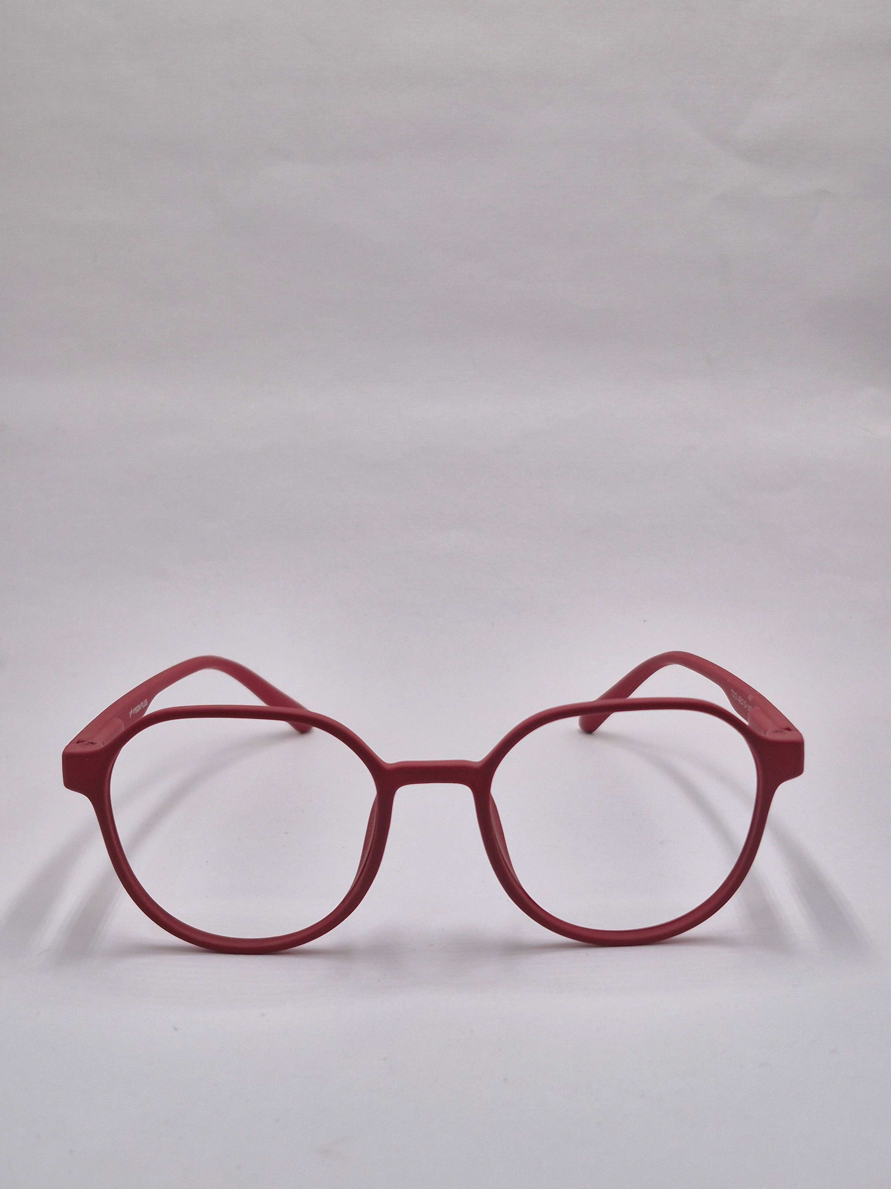 vision plus matte red frame