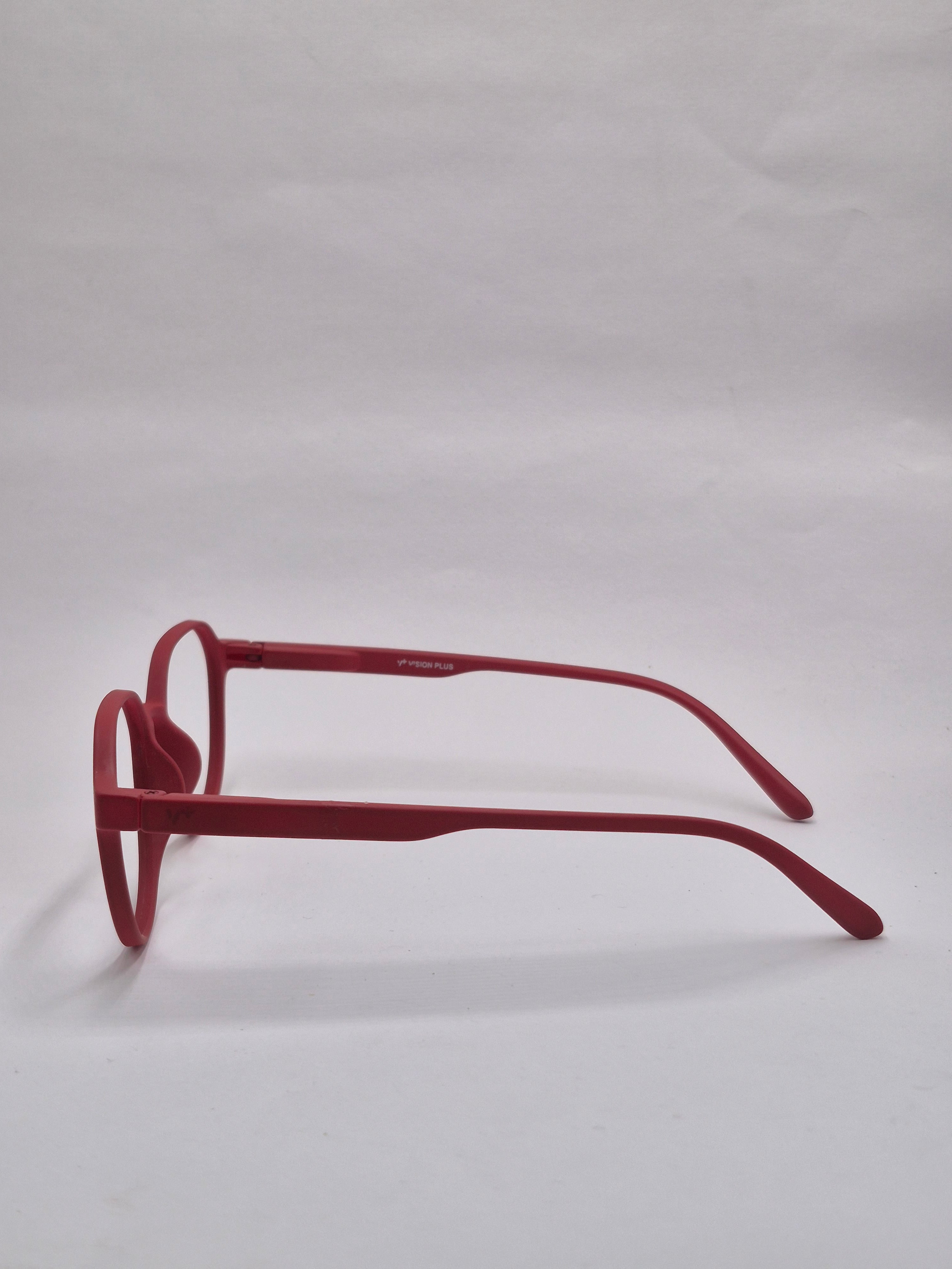 vision plus matte red frame