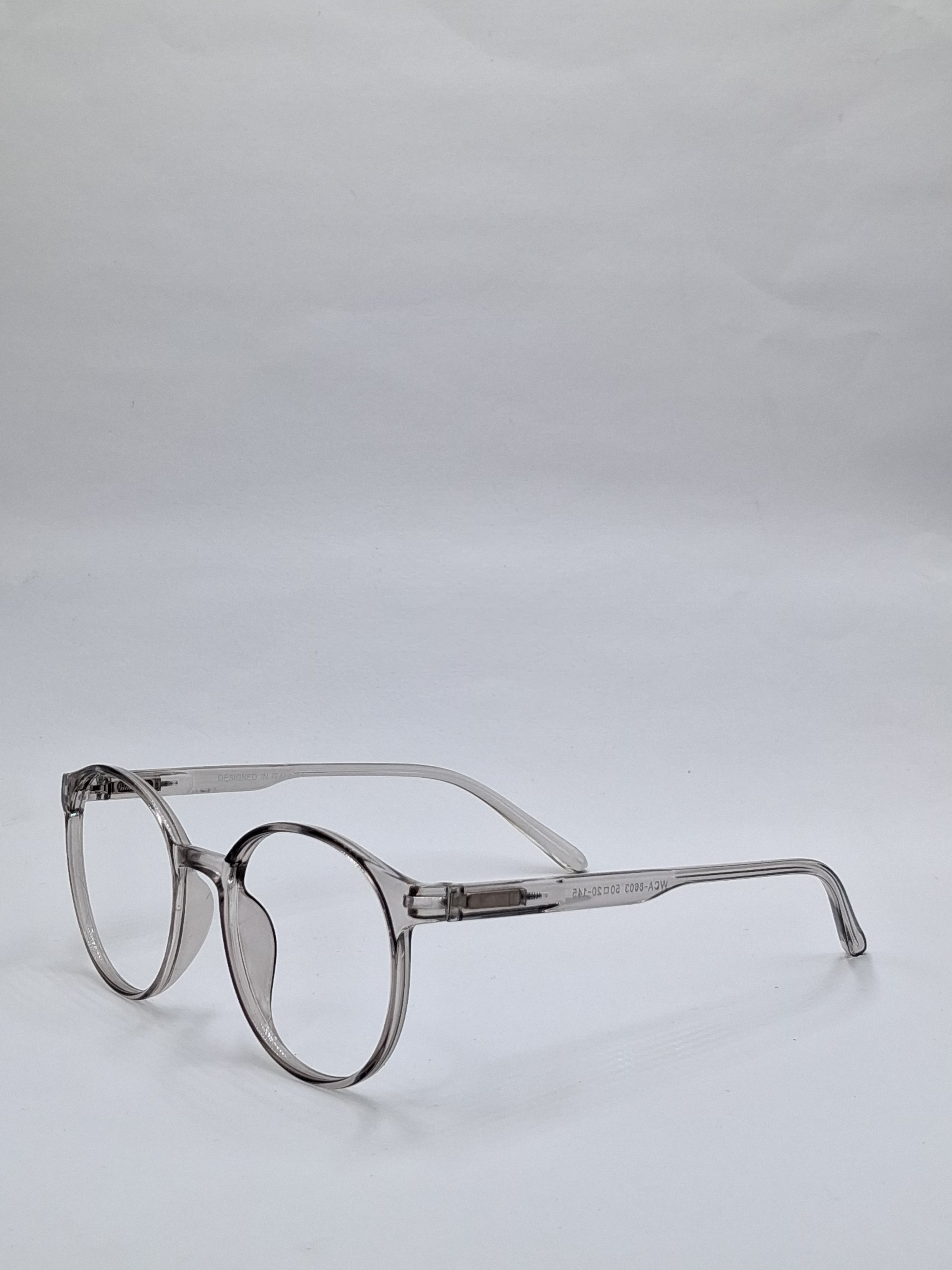 vision plus transparent gray frame