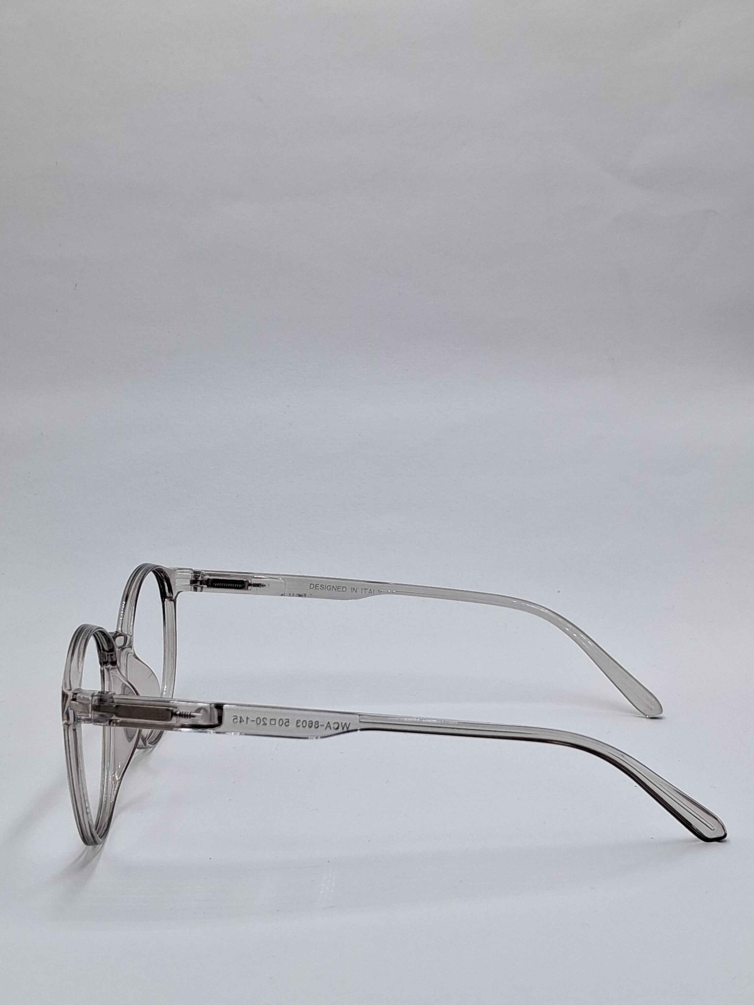 vision plus transparent gray frame