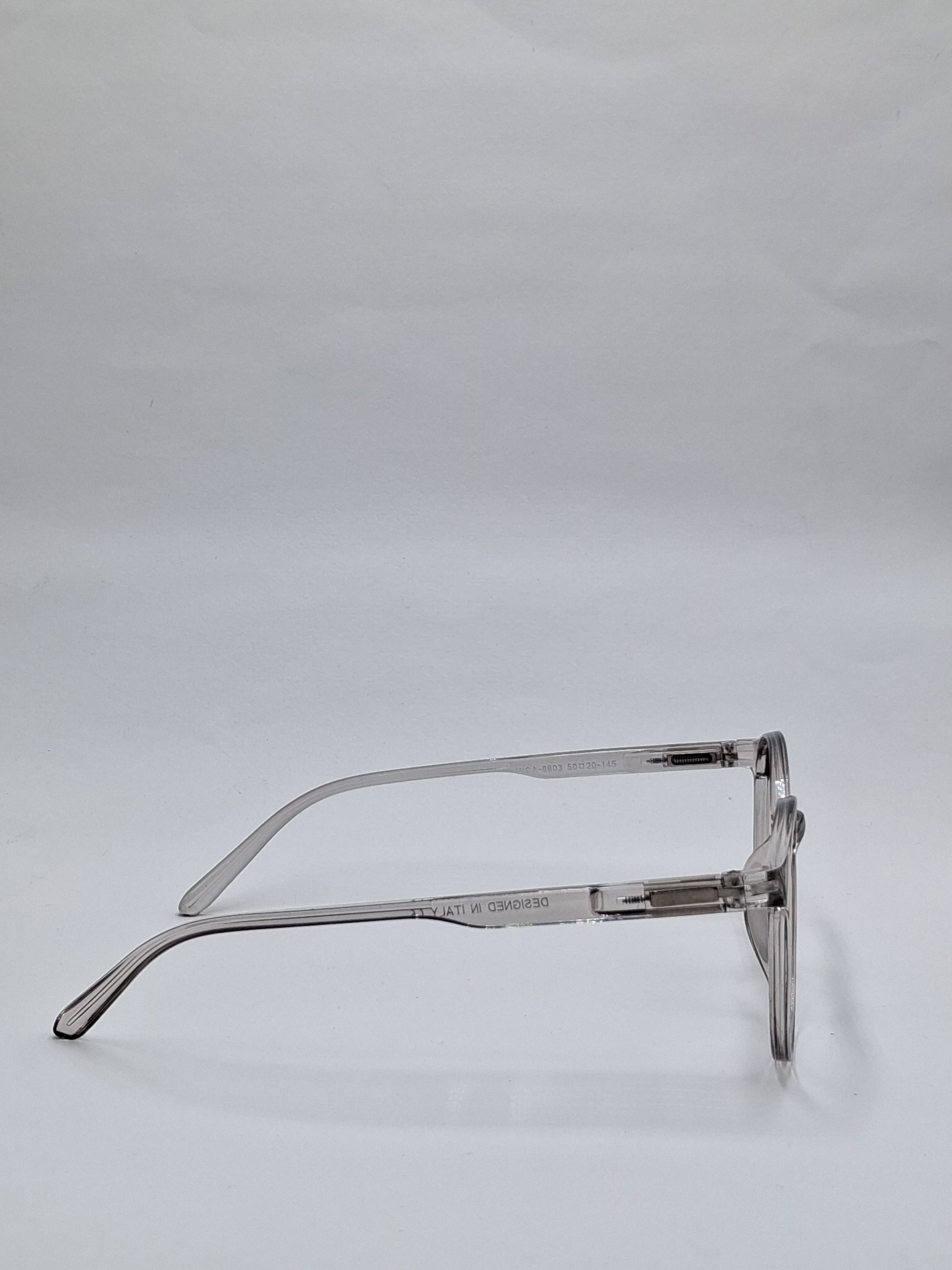 vision plus transparent gray frame
