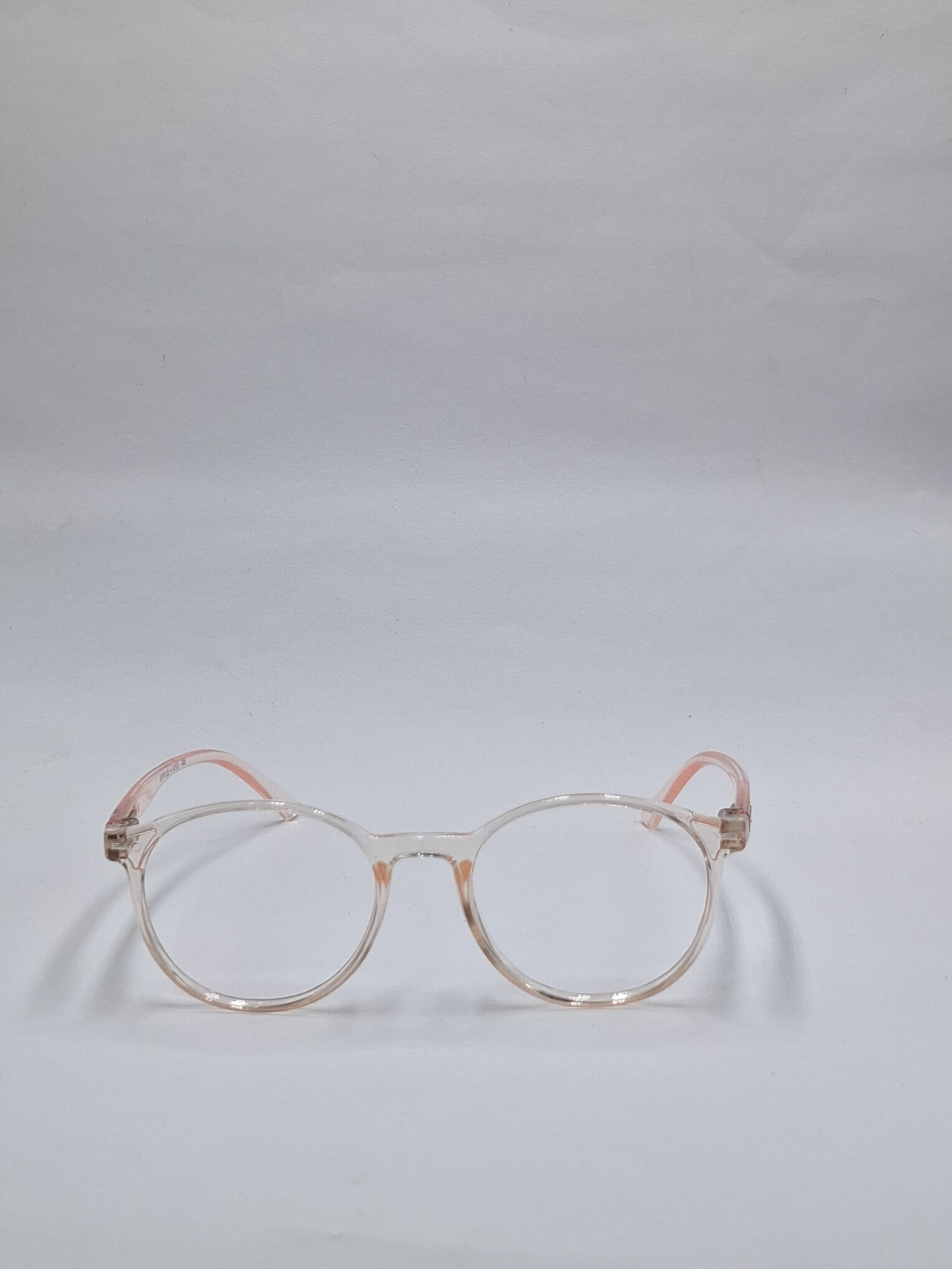 vision plus transparent pink frame