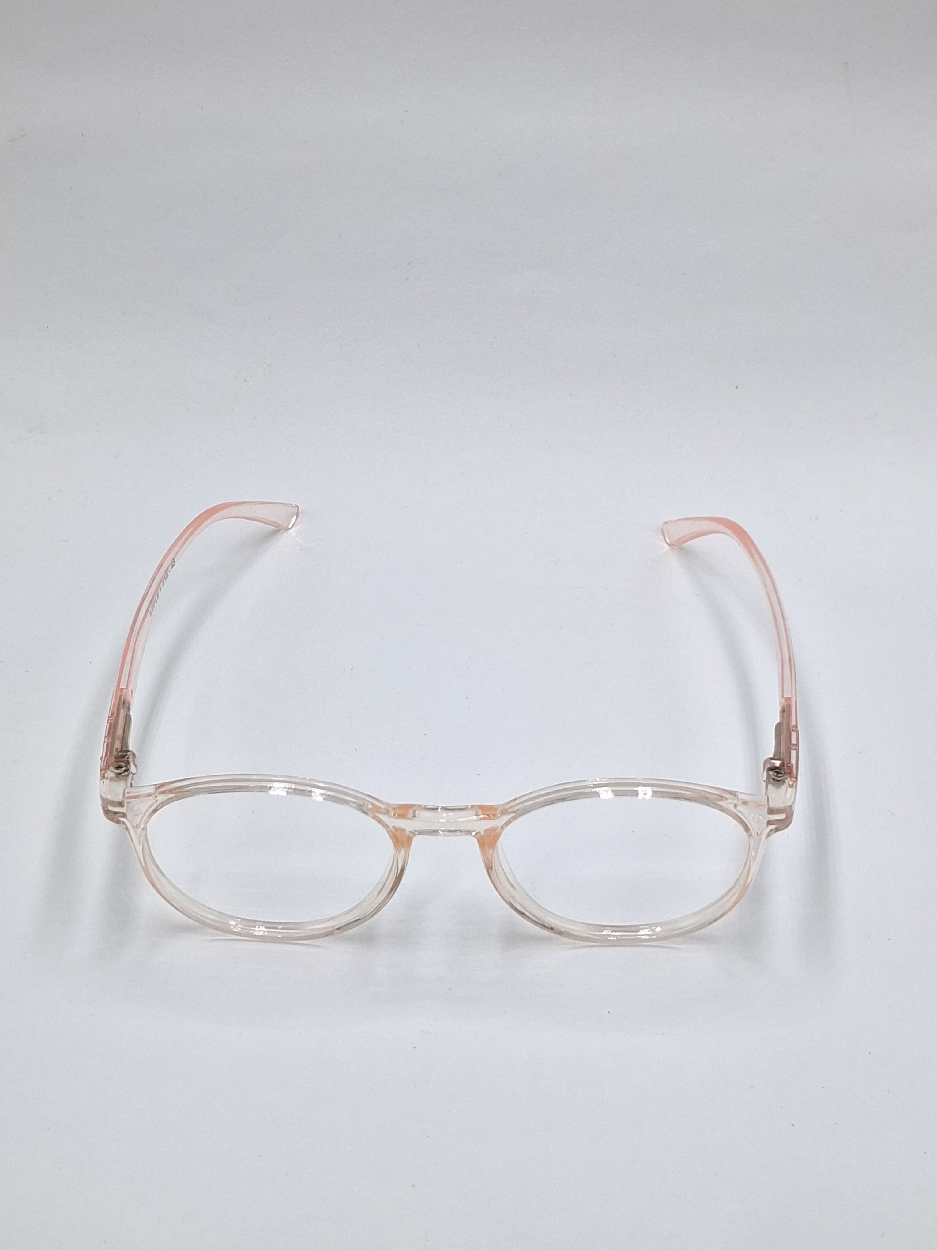 vision plus transparent pink frame