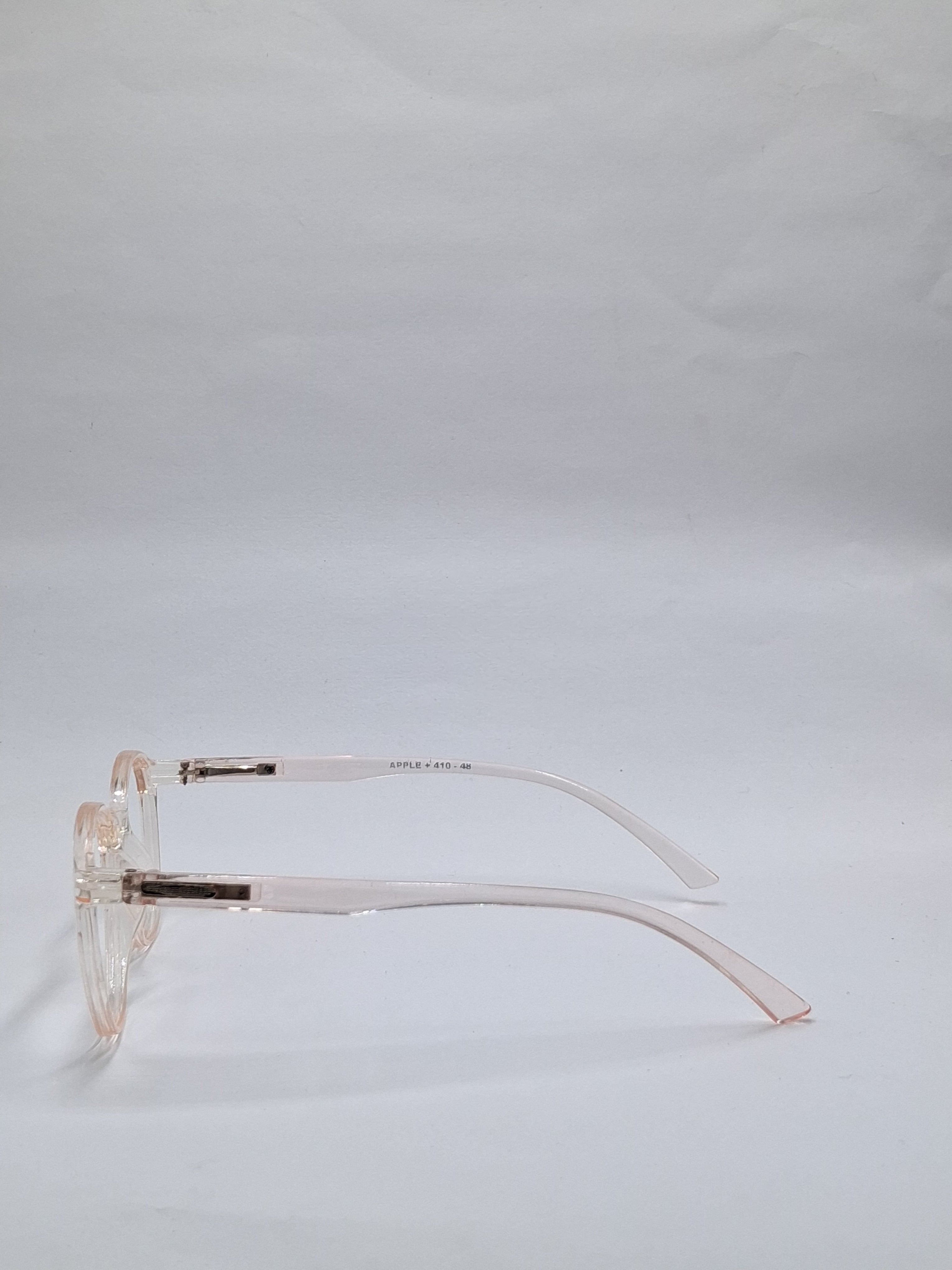 vision plus transparent pink frame