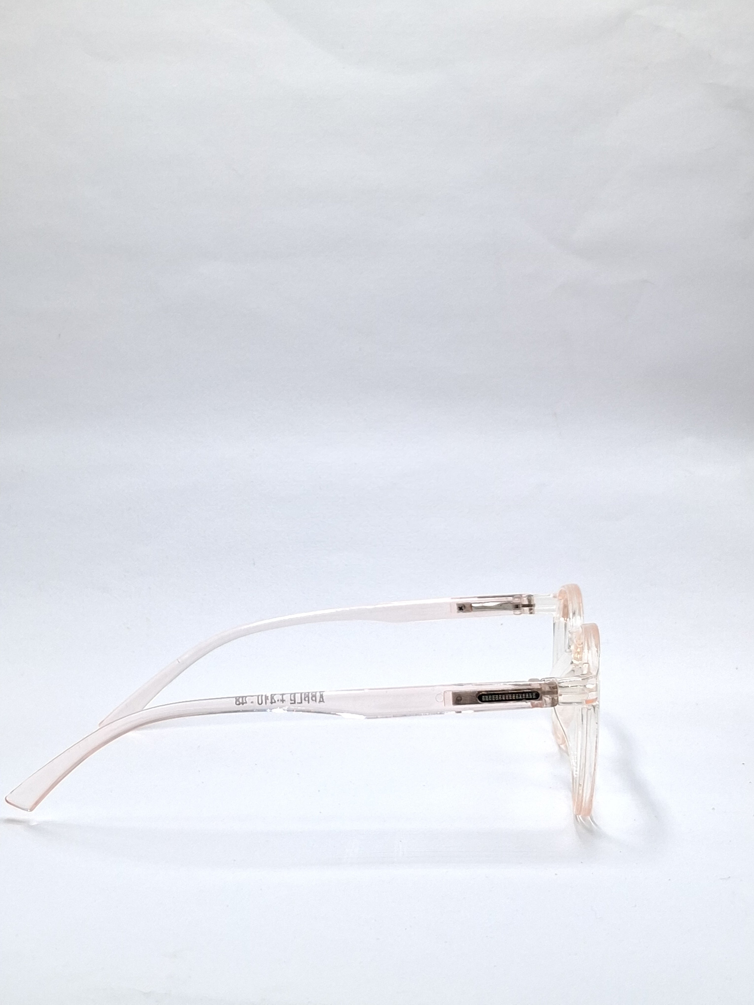 vision plus transparent pink frame