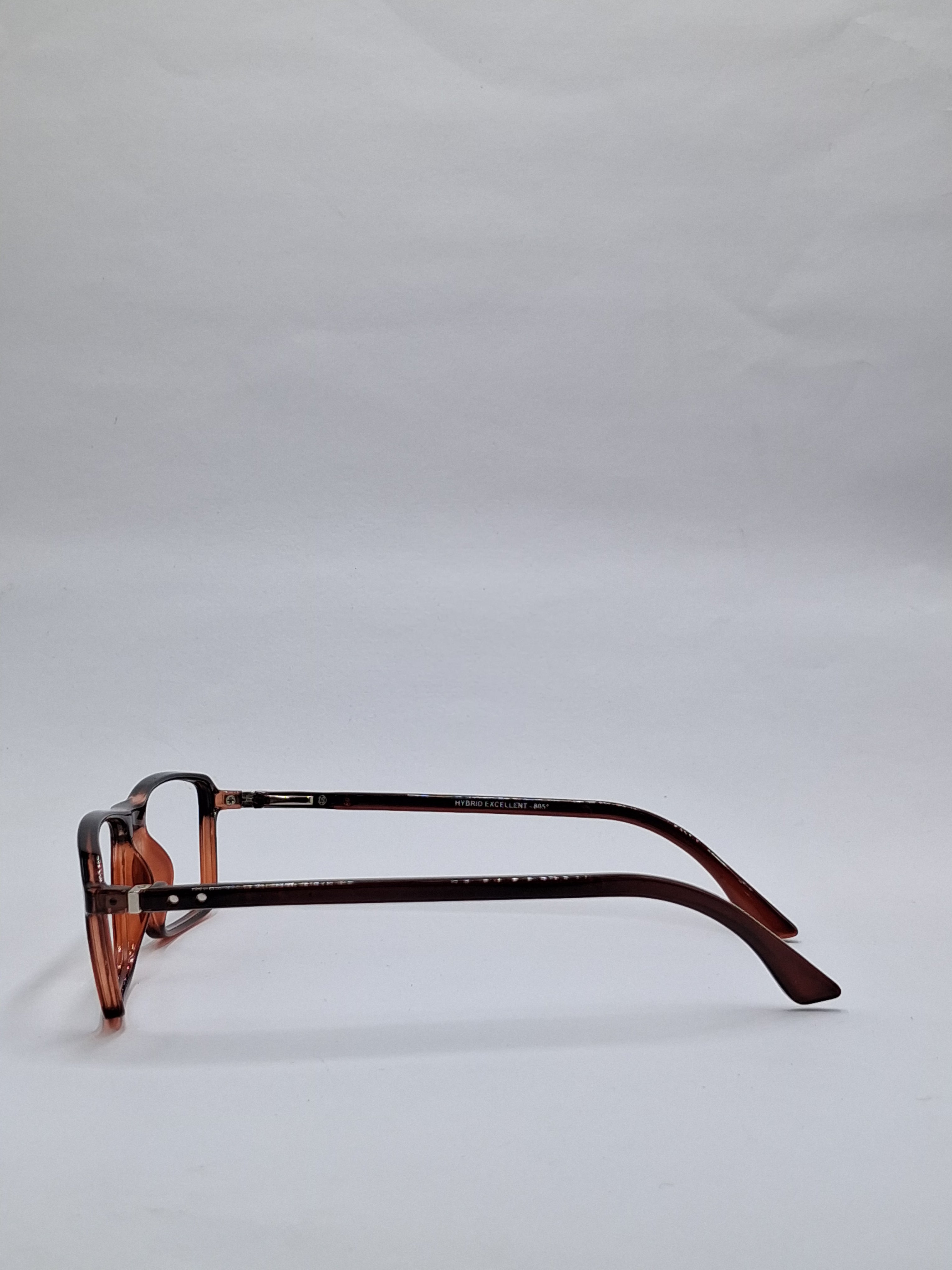 vision plus glossy brown frame