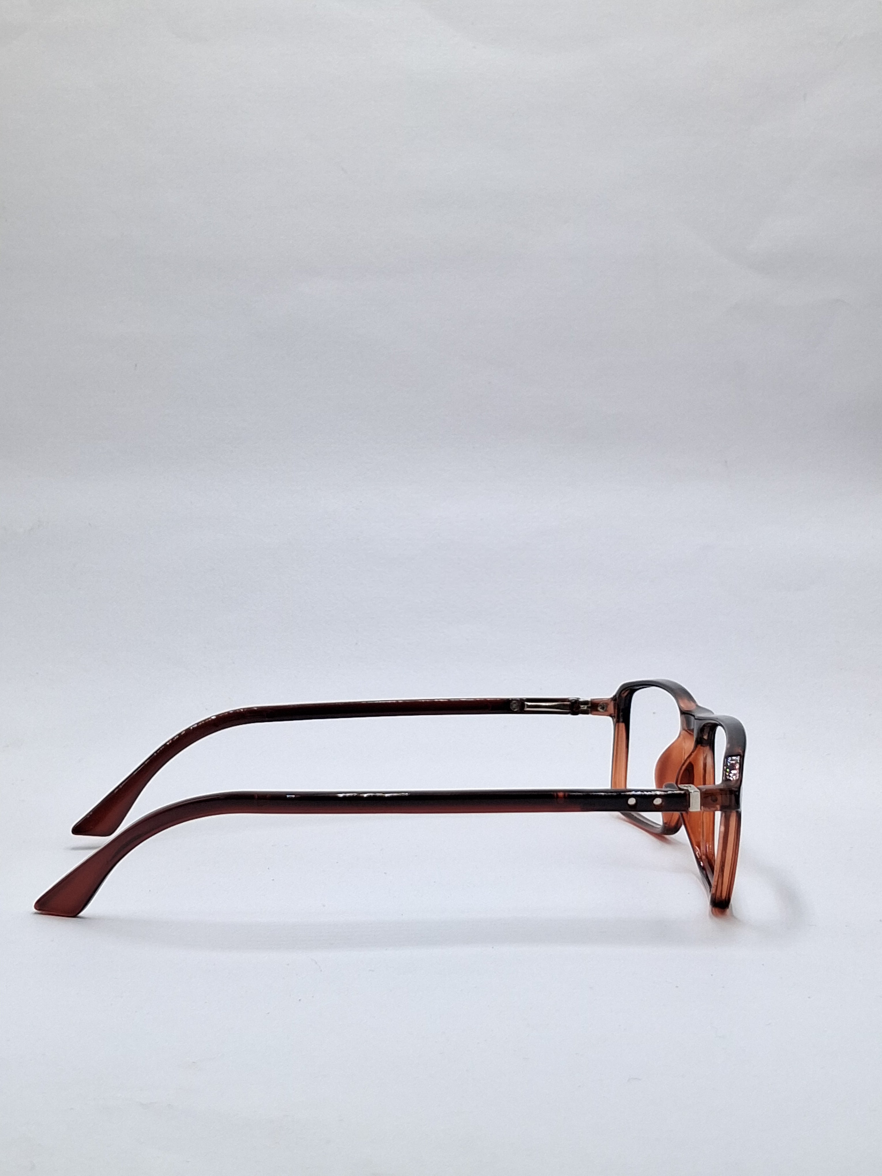 vision plus glossy brown frame