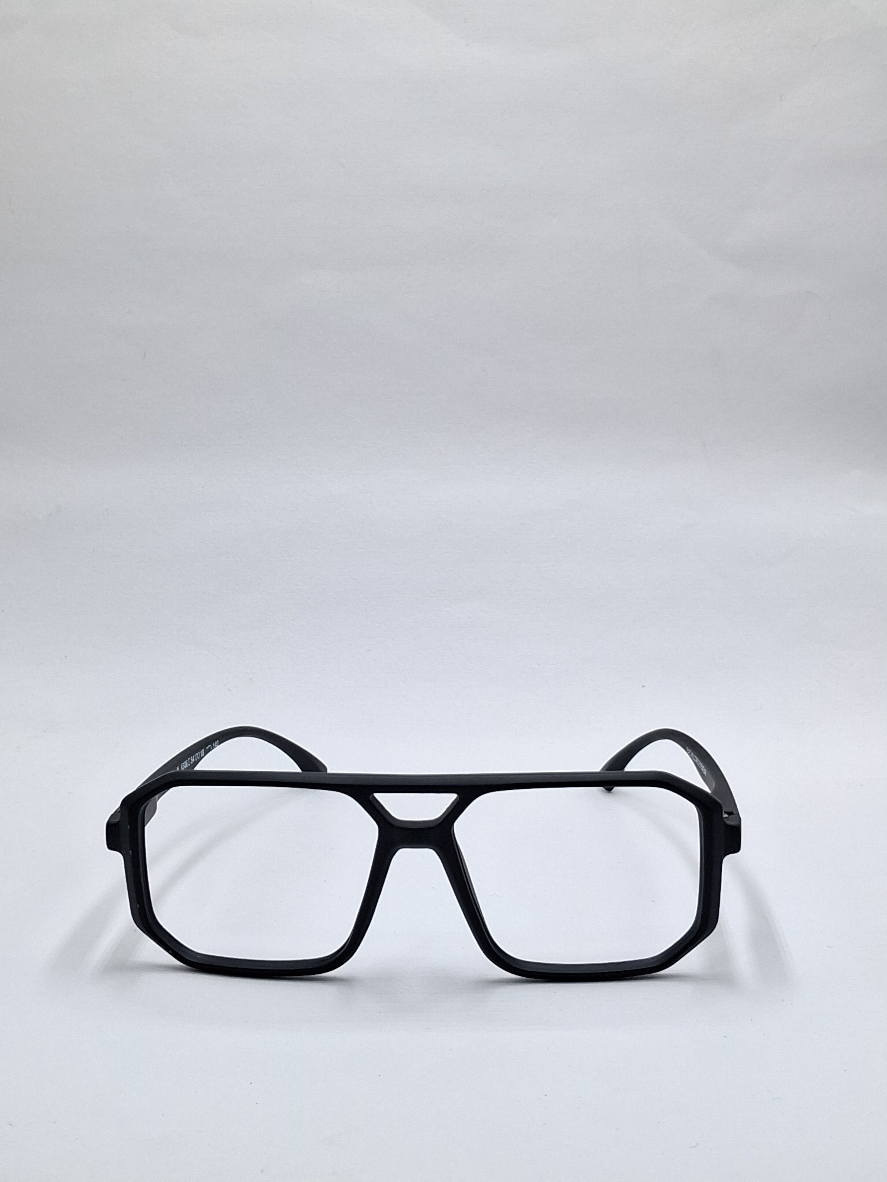 vision plus double bar matte black frame