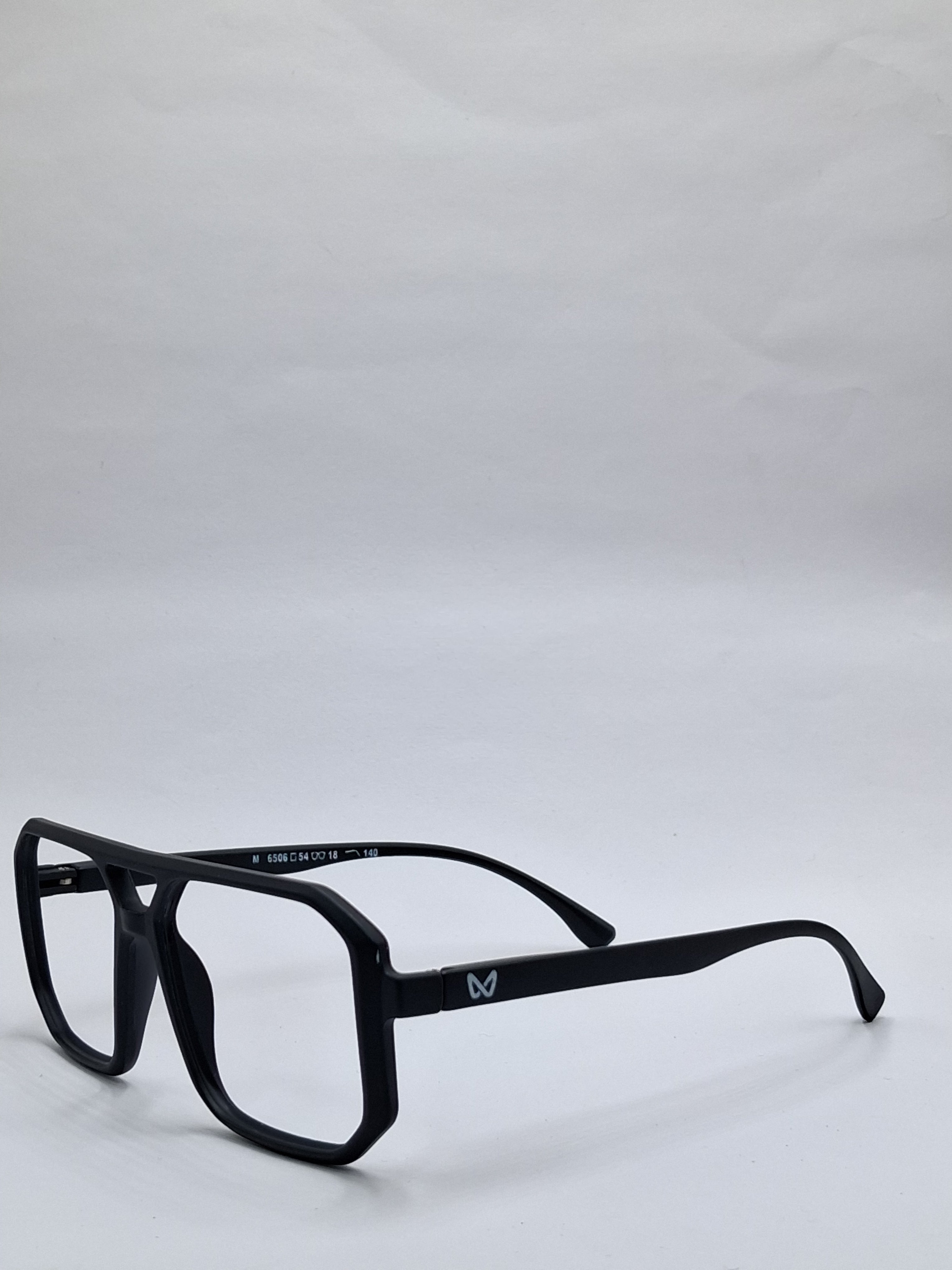 vision plus double bar matte black frame