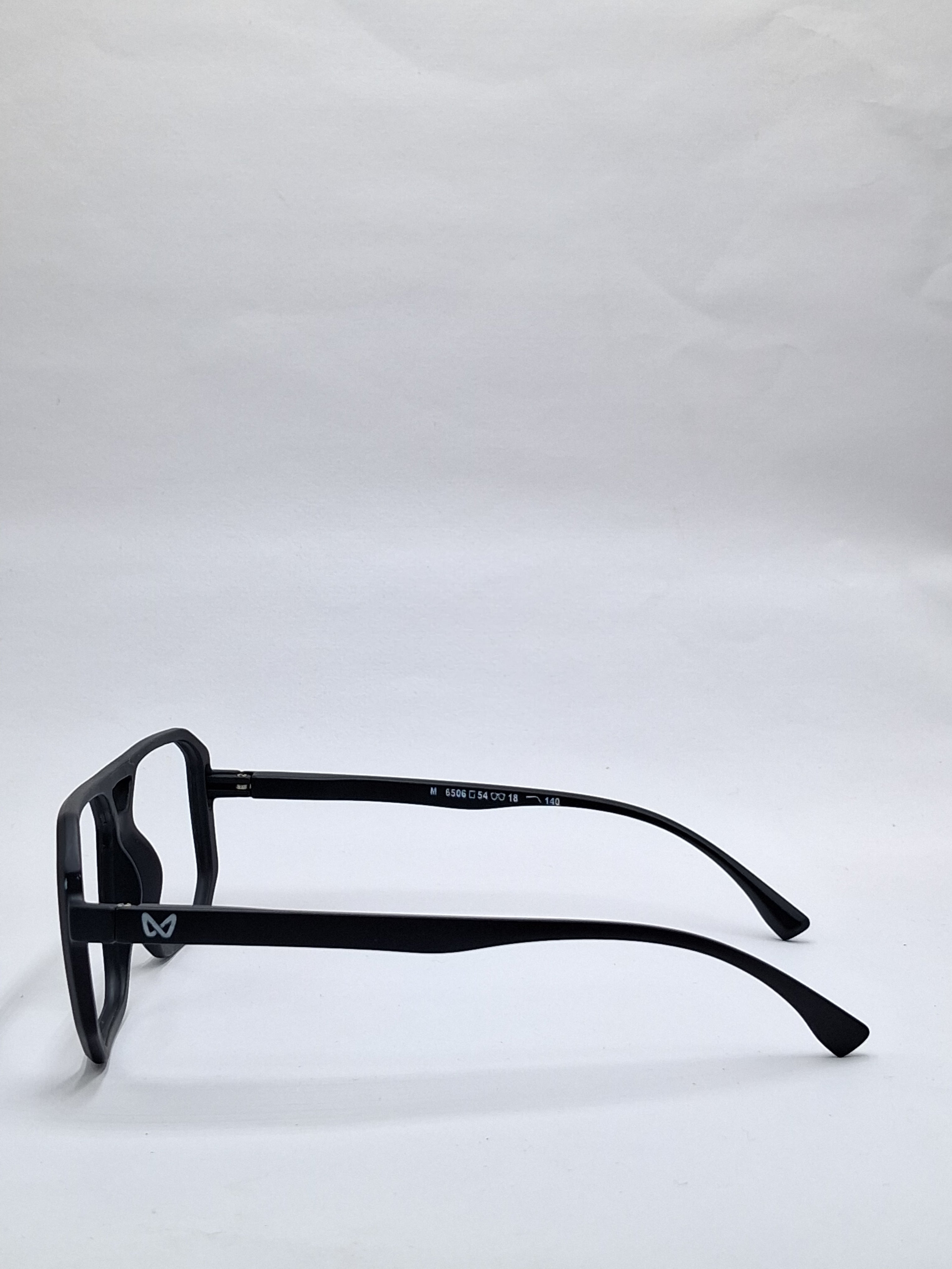 vision plus double bar matte black frame