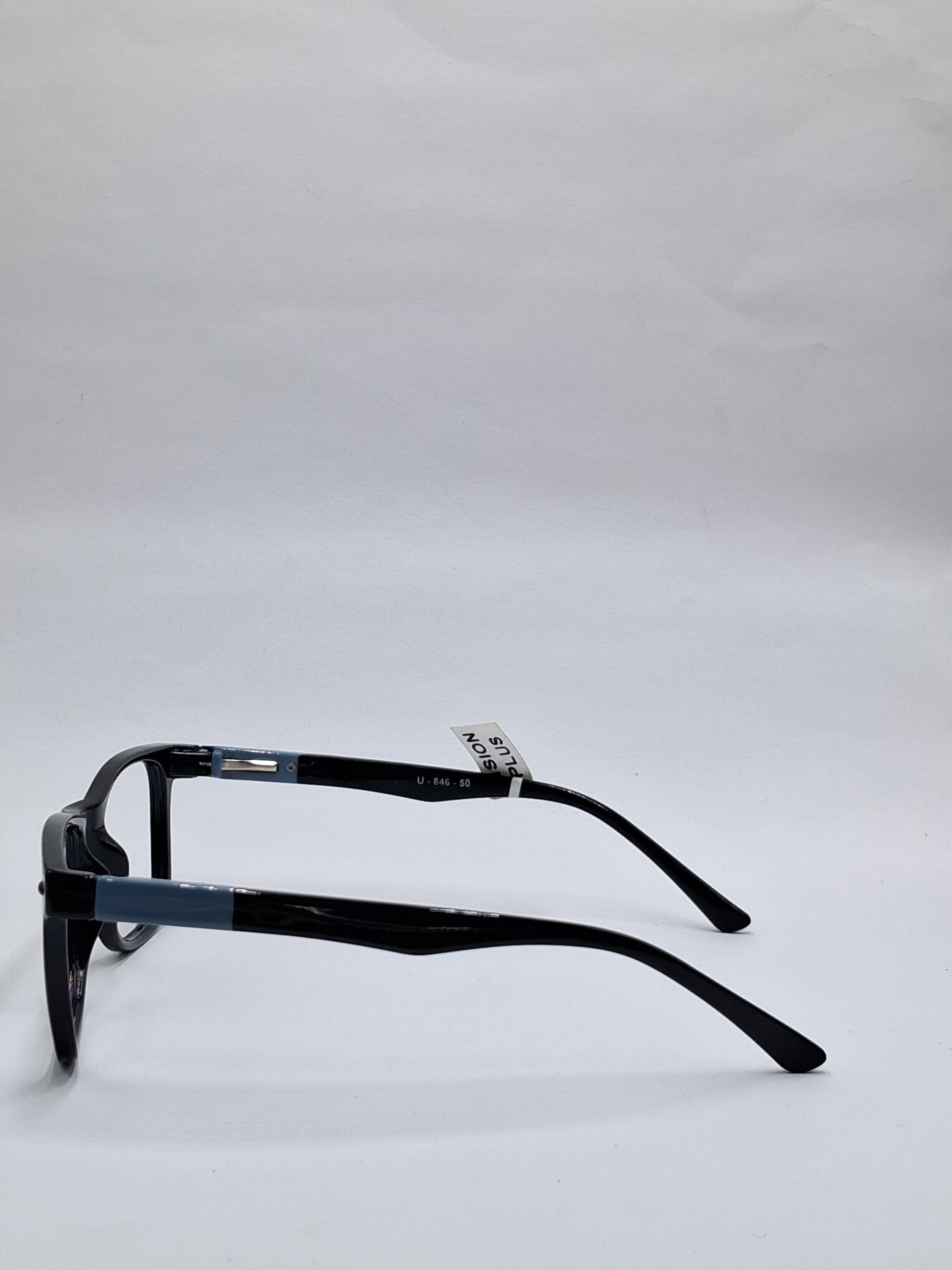 vision plus black and gray frame