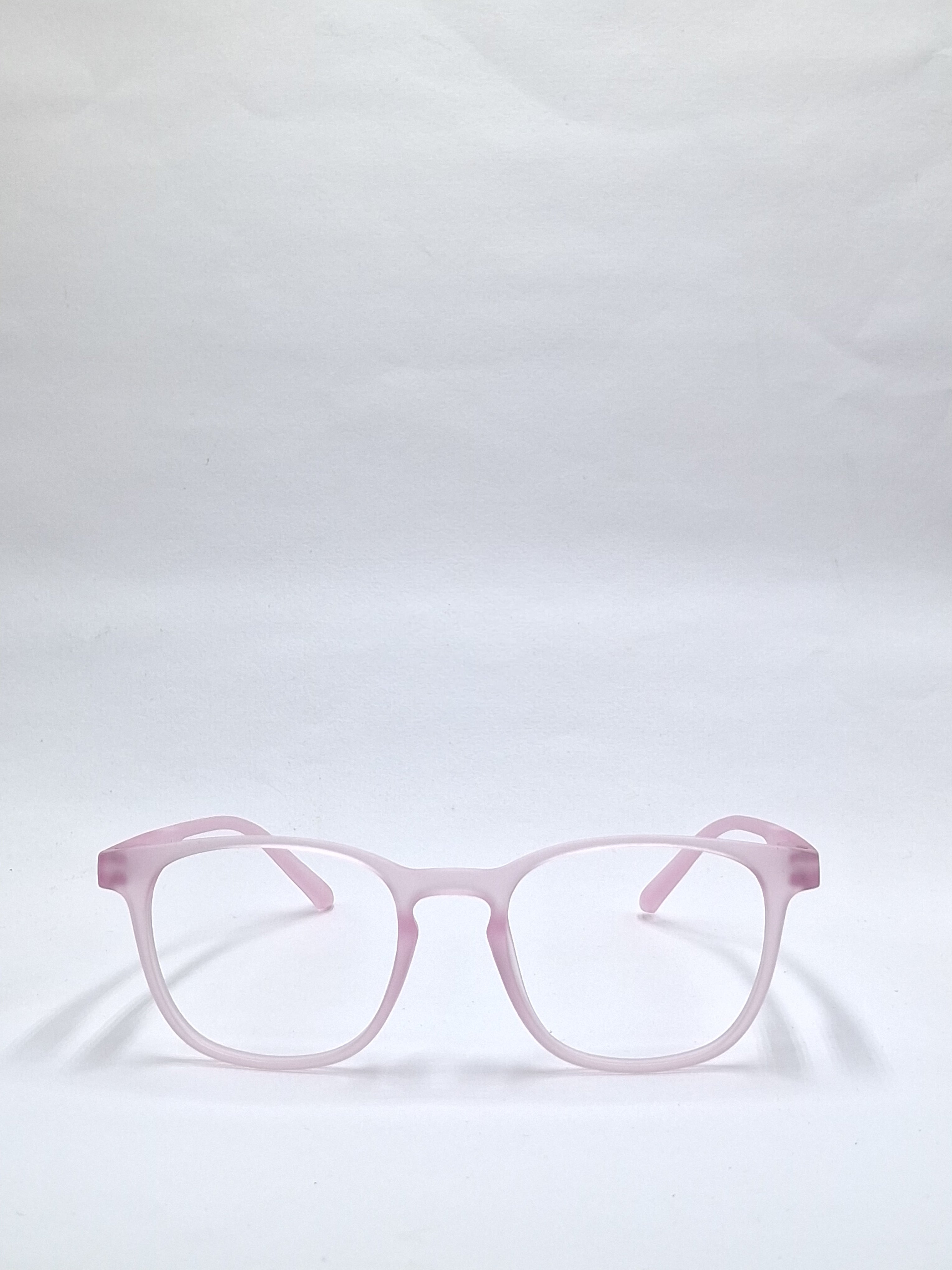 vision plus matte dual pink and white frame