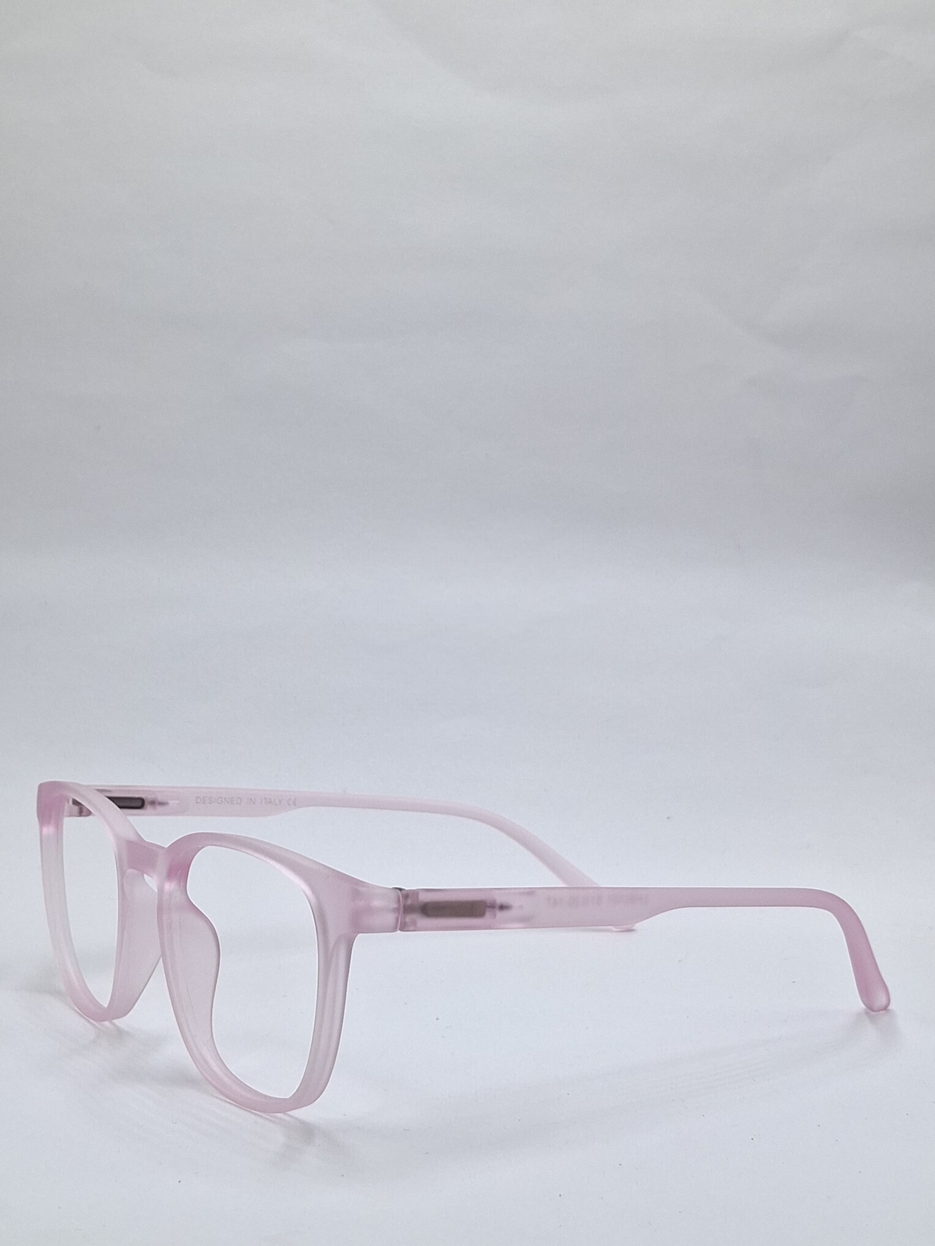 vision plus matte dual pink and white frame