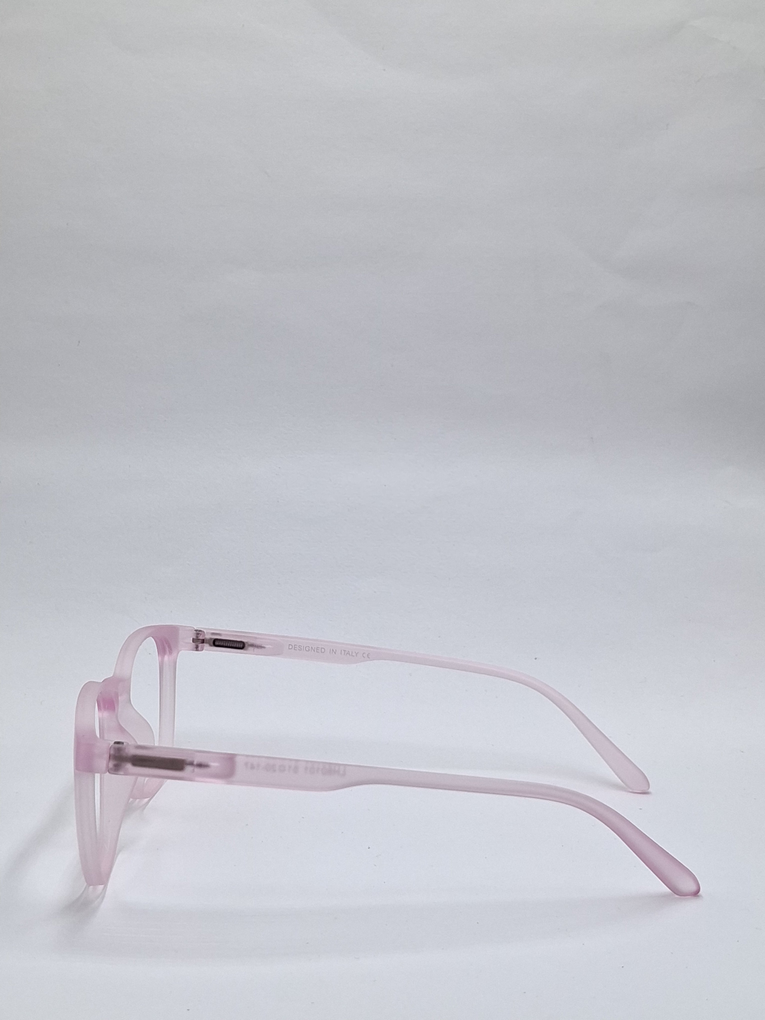 vision plus matte dual pink and white frame