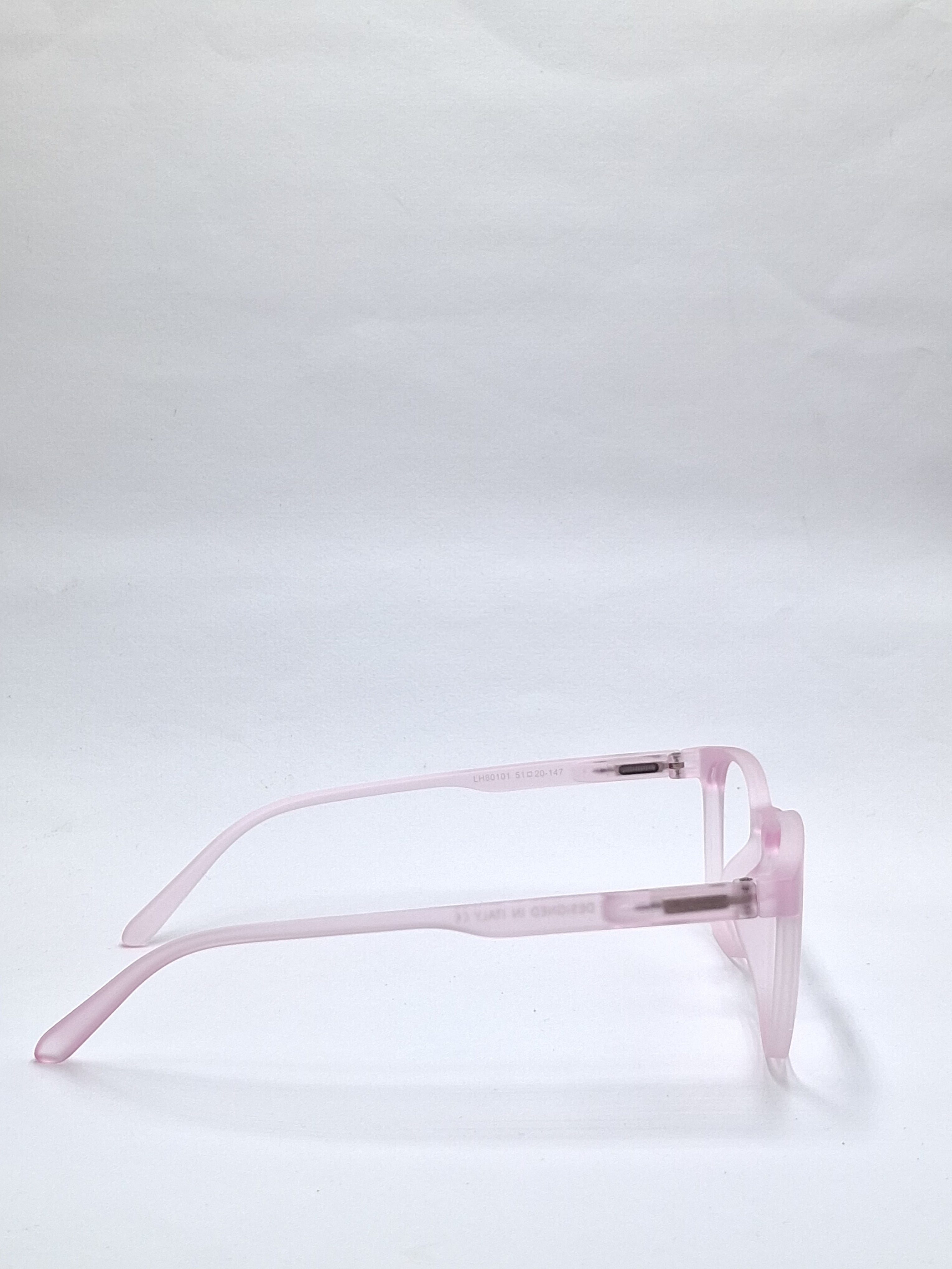 vision plus matte dual pink and white frame