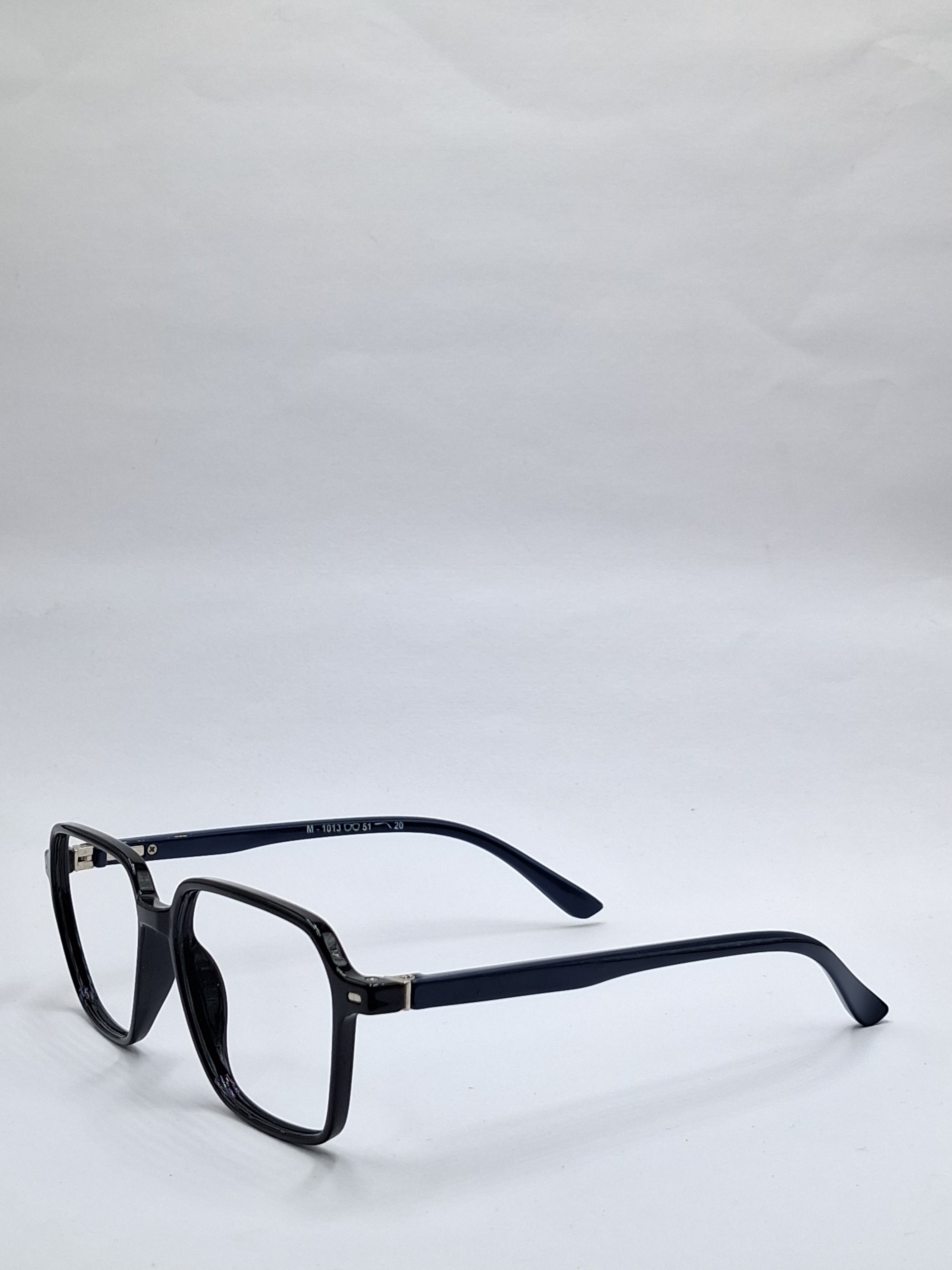 vision plus glossy black and blue stick frame