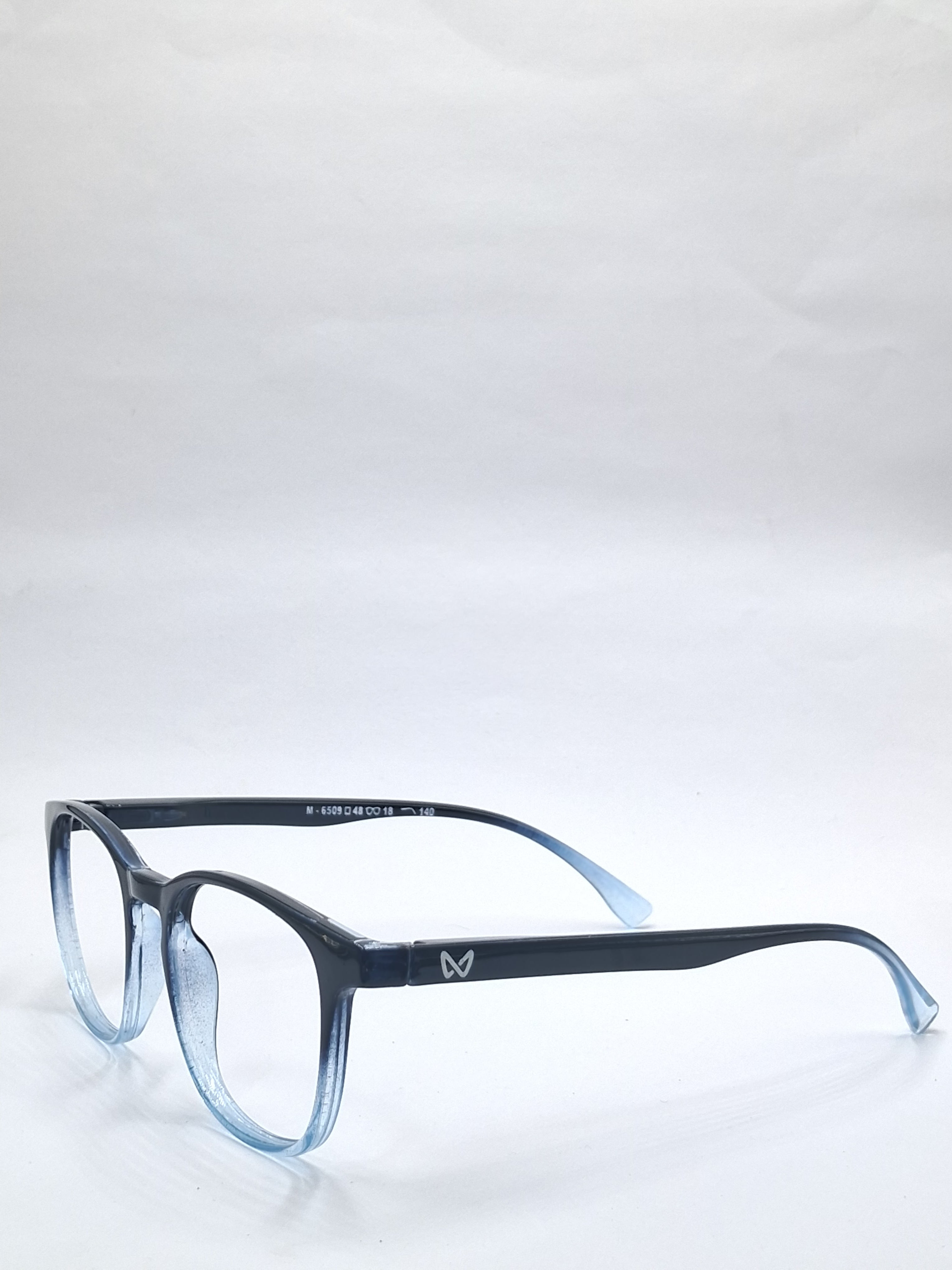 vision plus dual tone blue and black frame