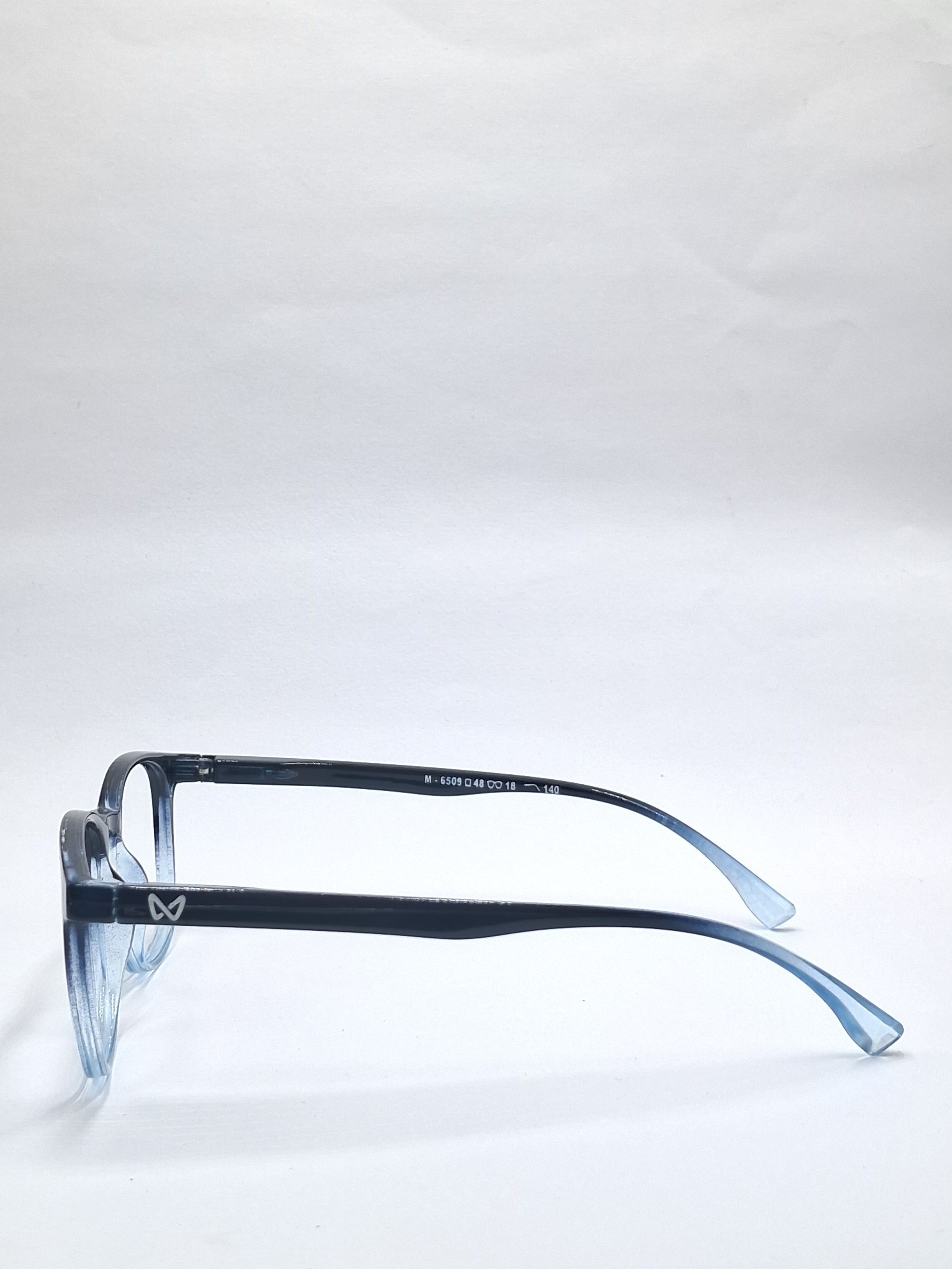 vision plus dual tone blue and black frame