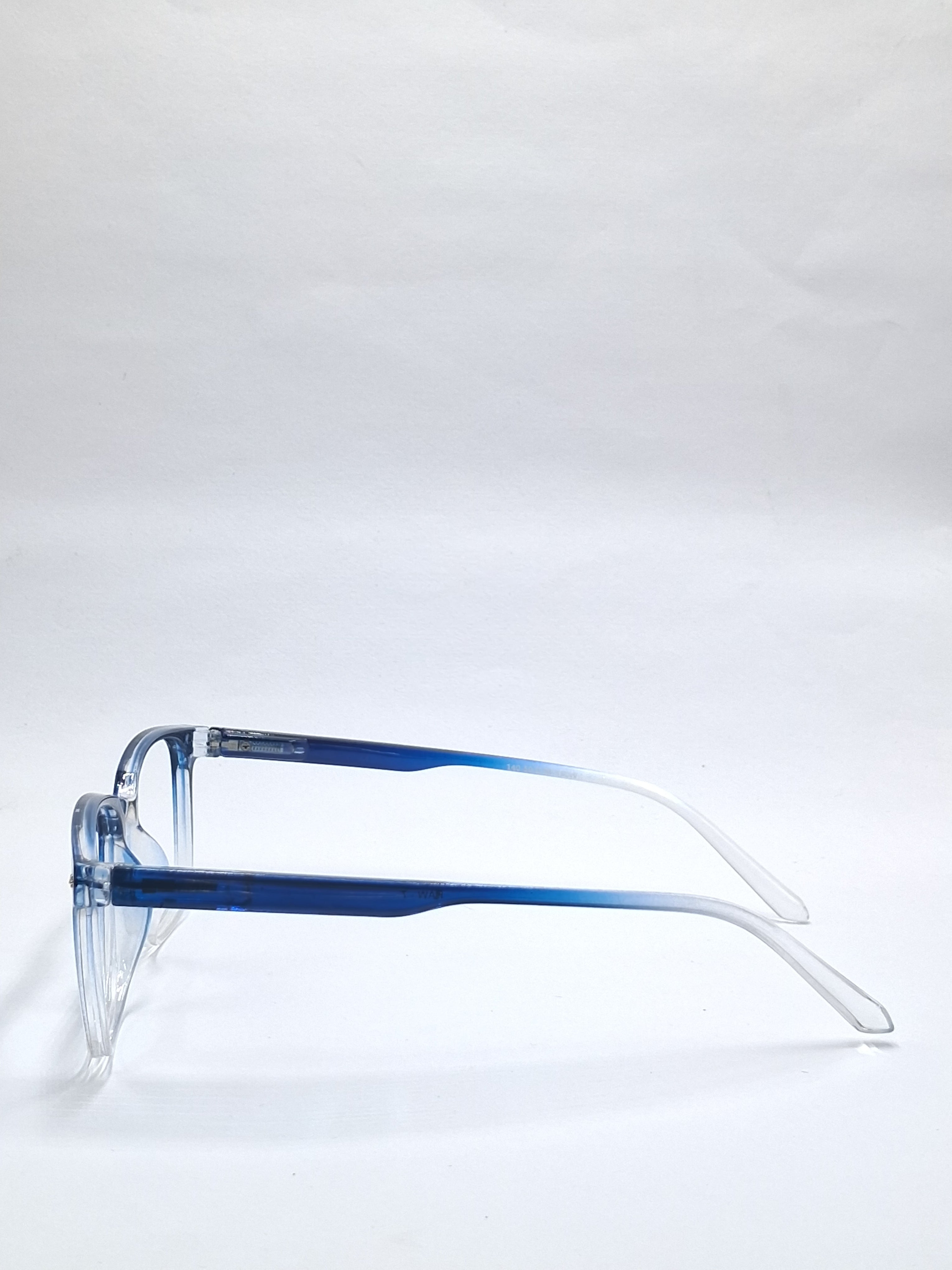 vision plus dual tone blue frame