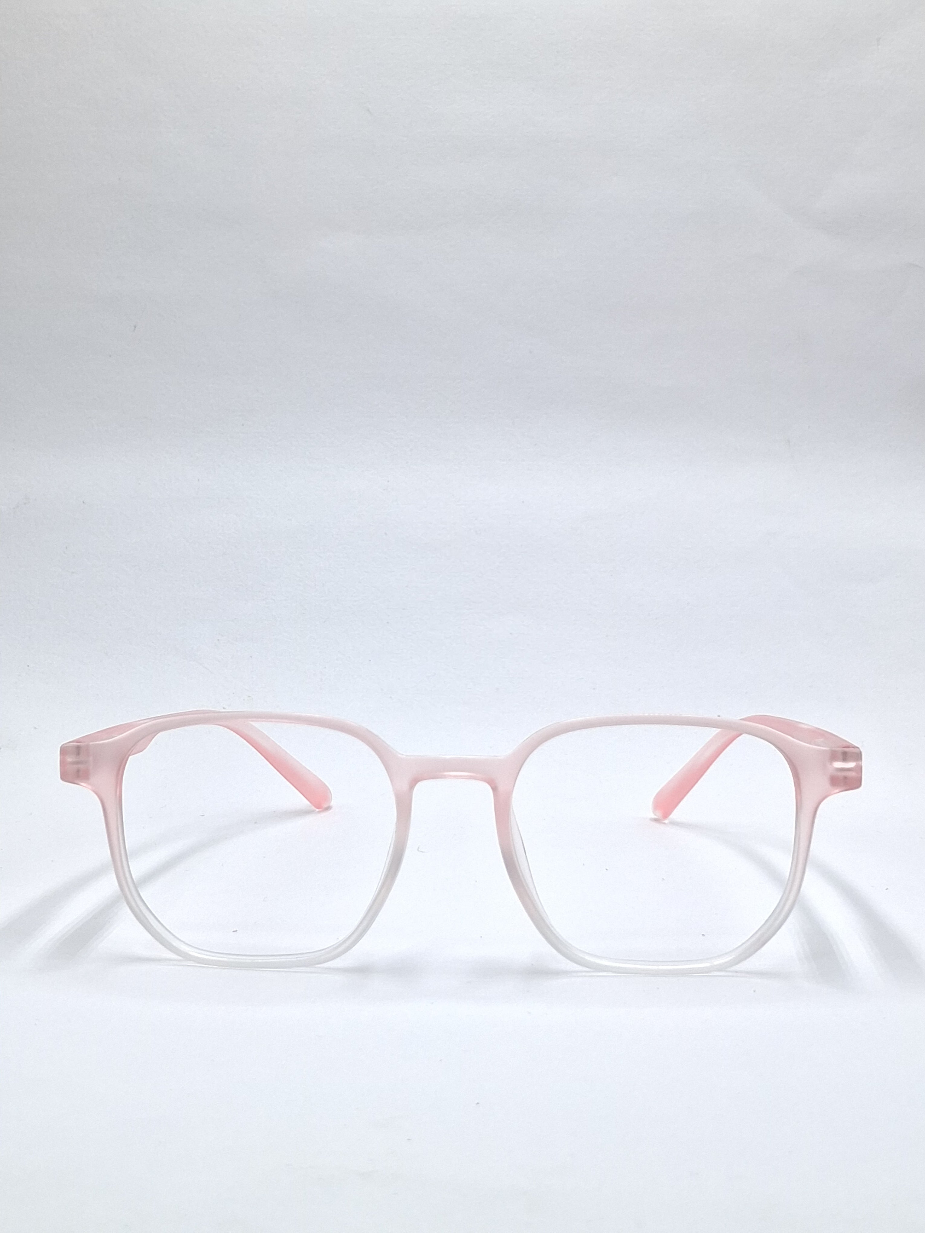 vision plus matte dual pink and white frame