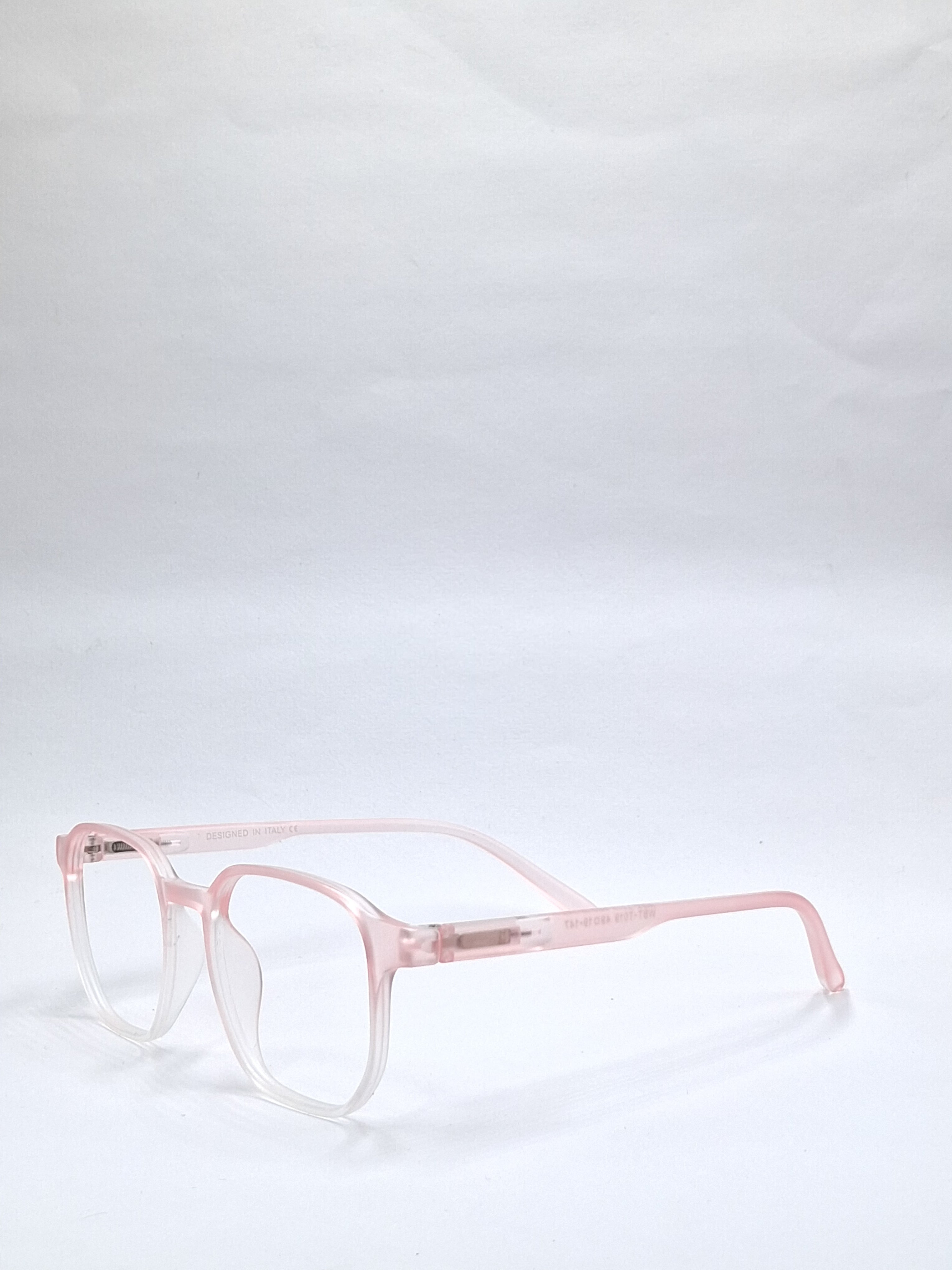 vision plus matte dual pink and white frame