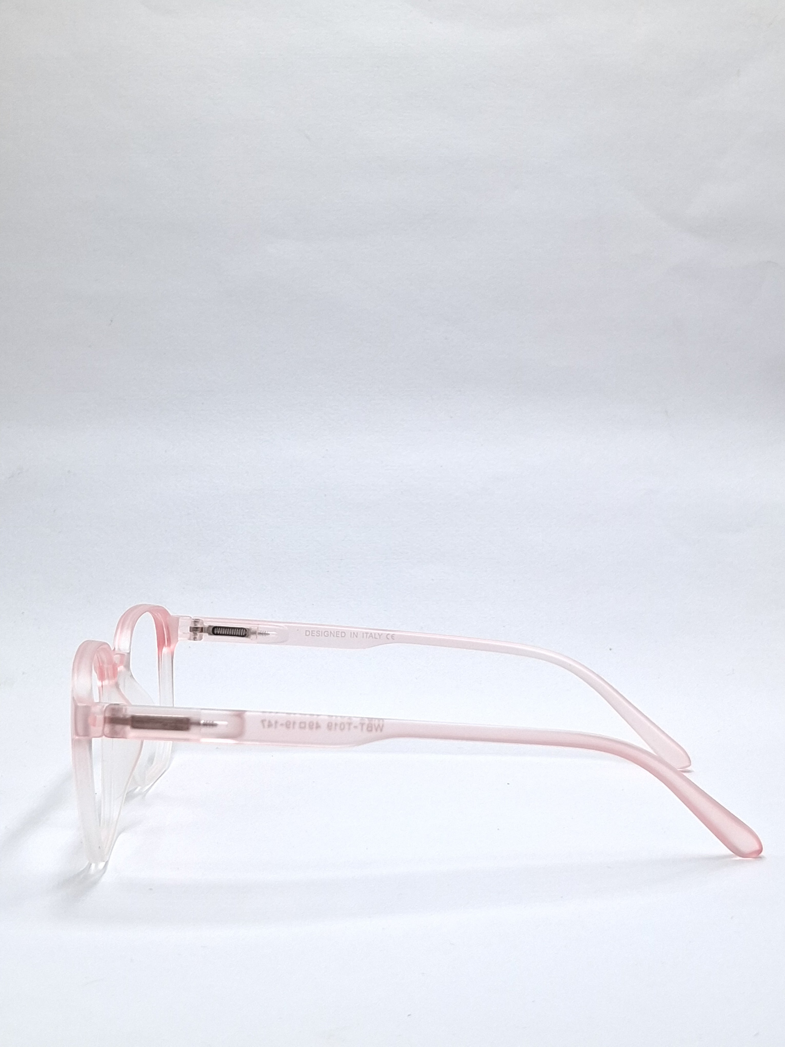 vision plus matte dual pink and white frame