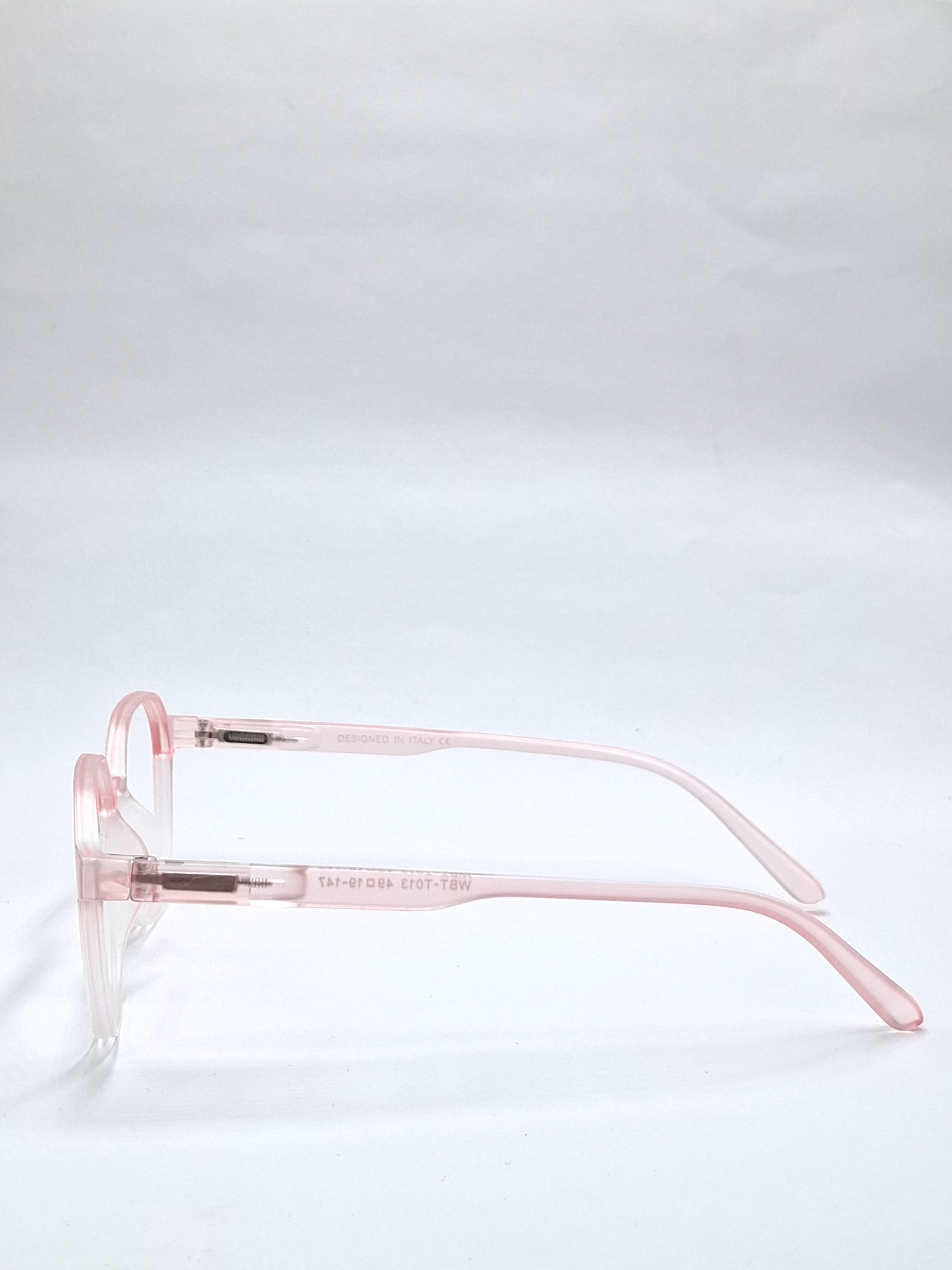 vision plus matte lite pink frame