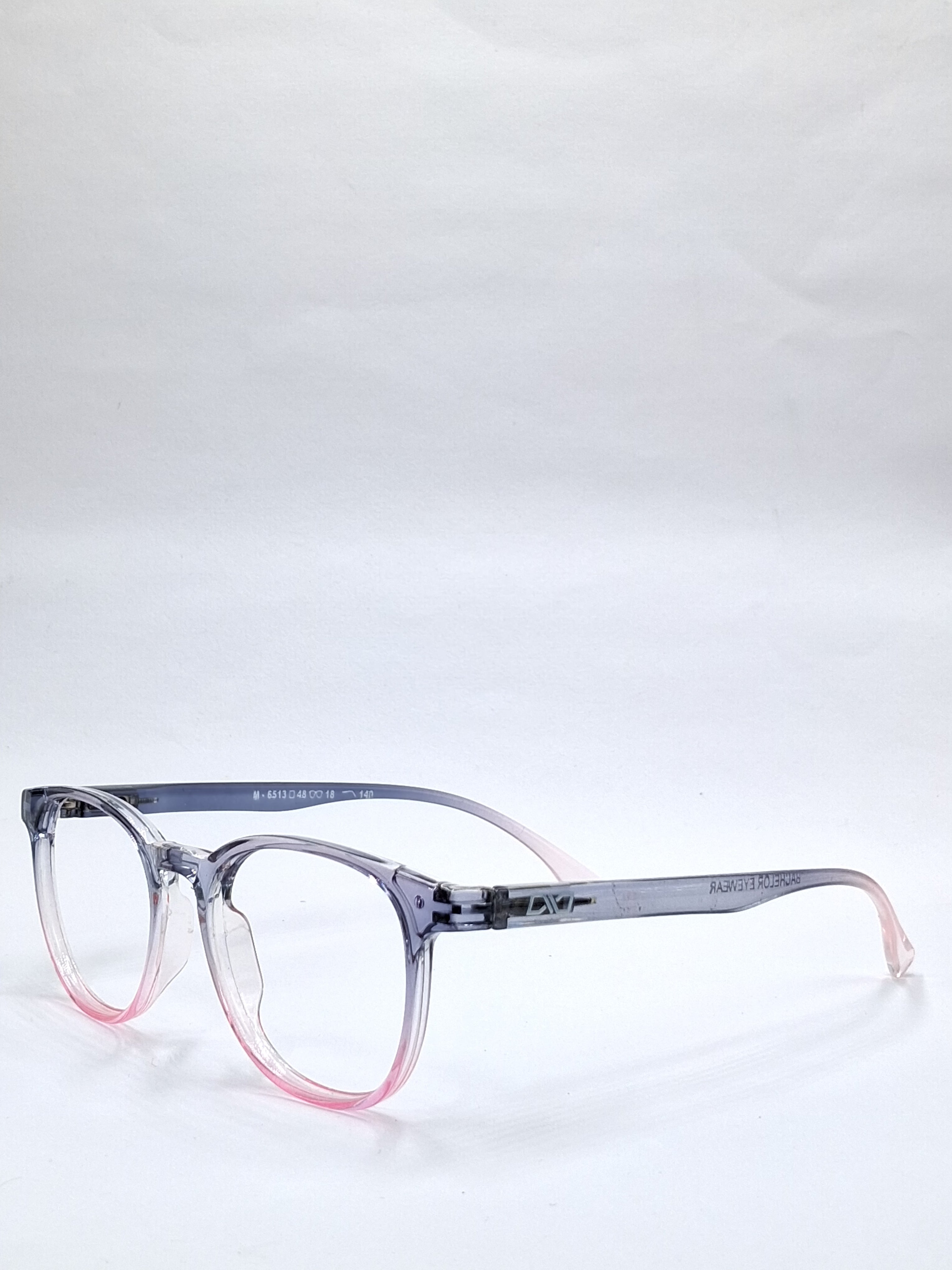 vision plus crystal gray and peach frame
